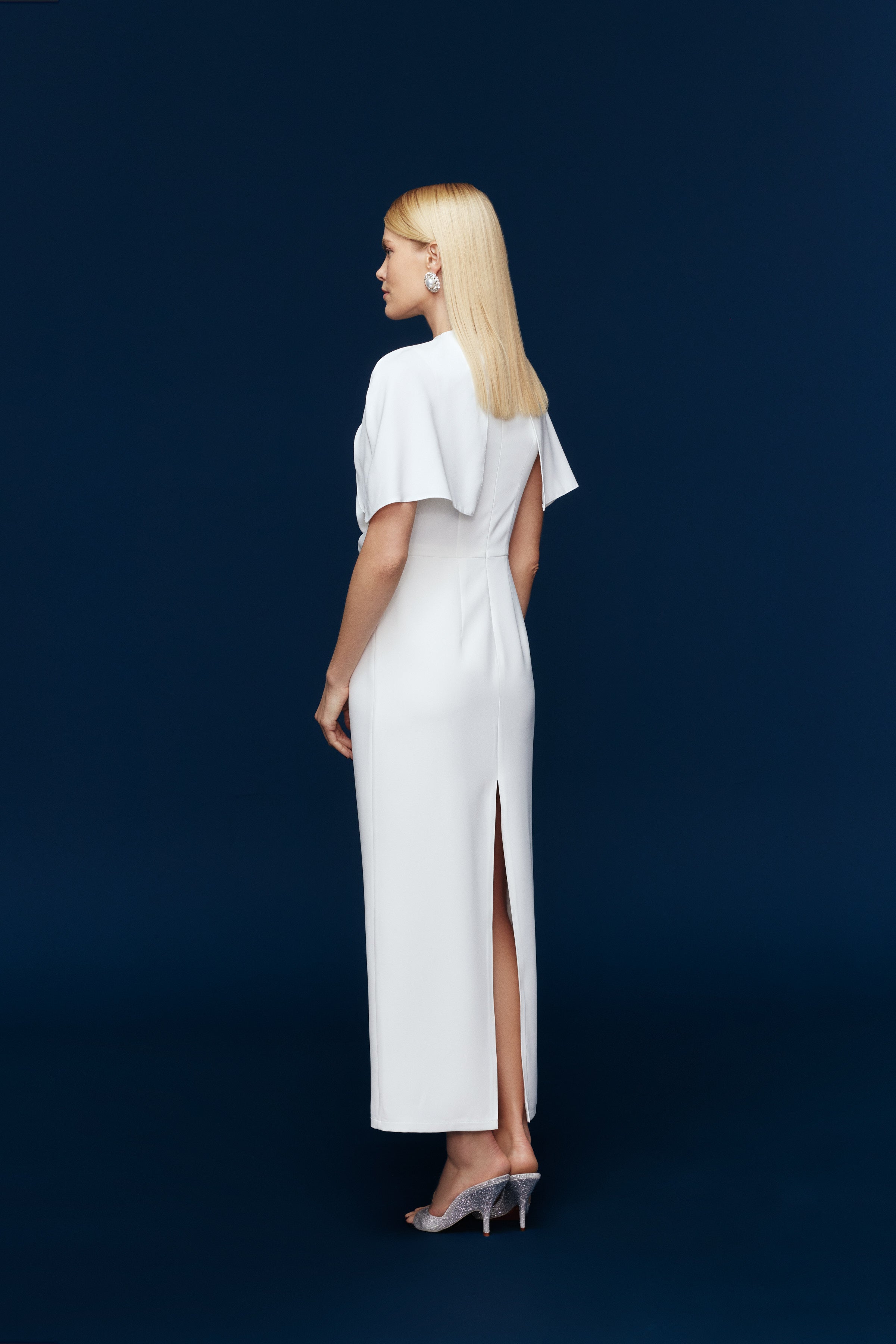 CHARLOTTE DRESS WITH COVER DETAIL | RED