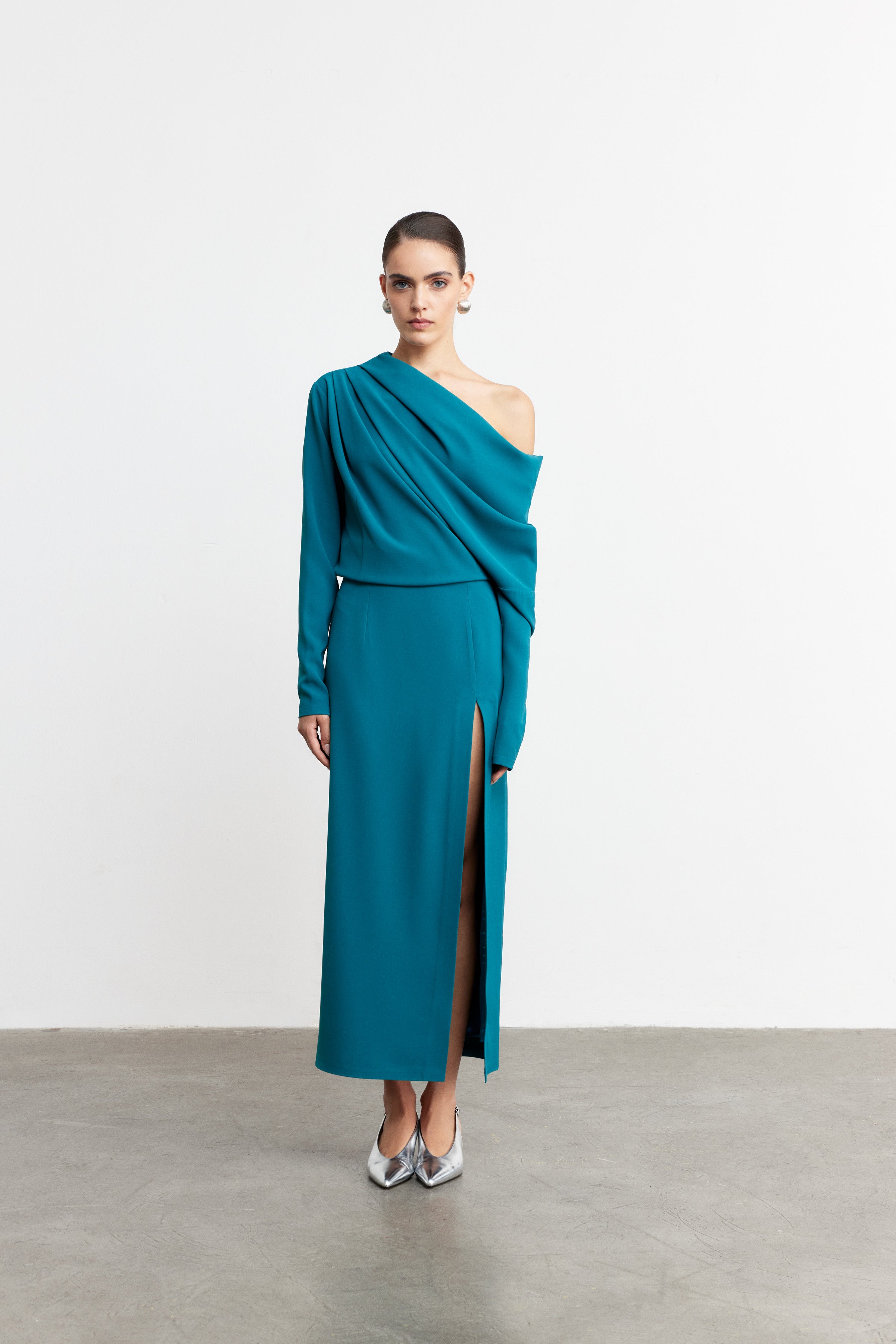 SYLVIA PENCIL SKIRT | CHERRY