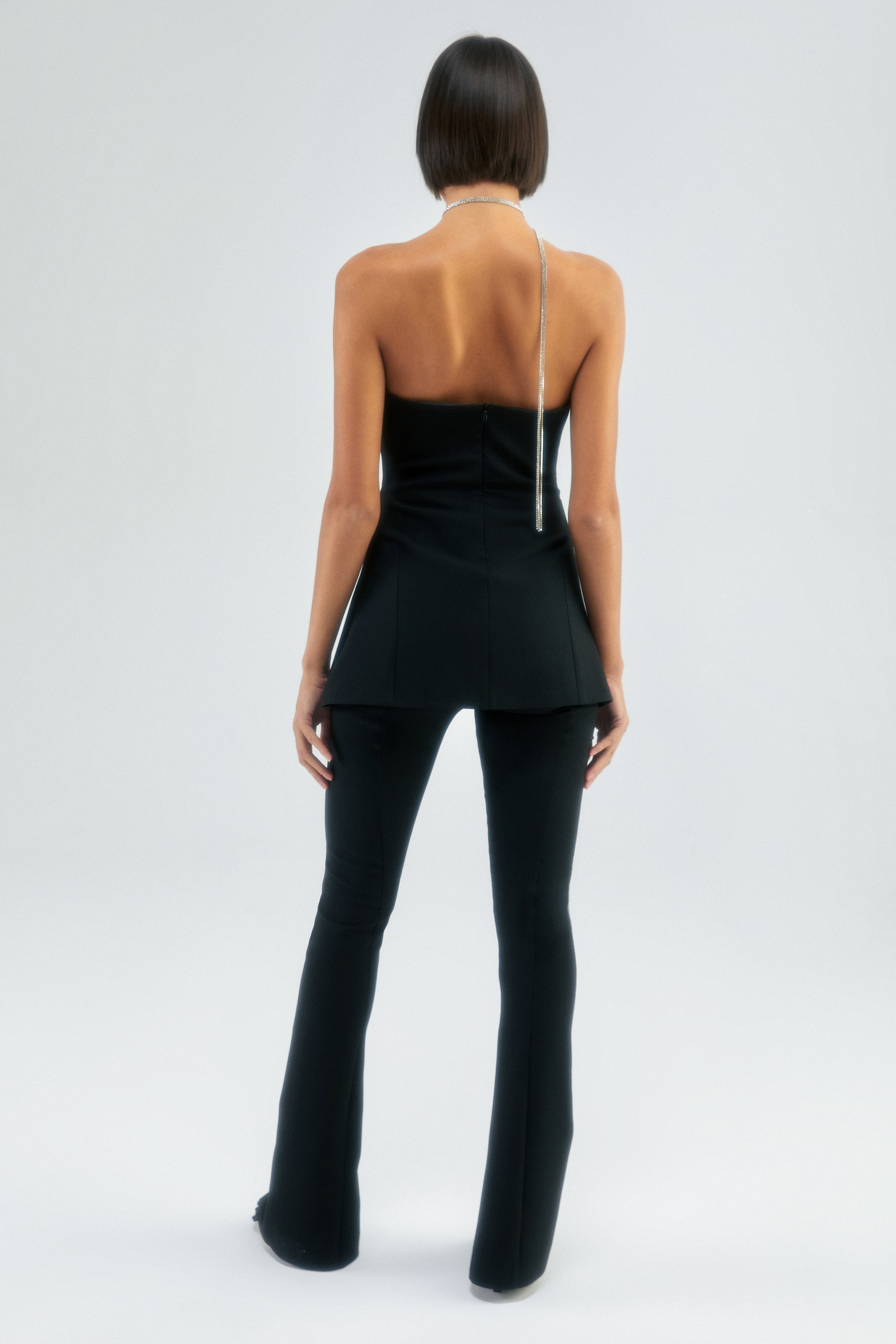 CINDY STRAPLEZ BLUZ | SİYAH
