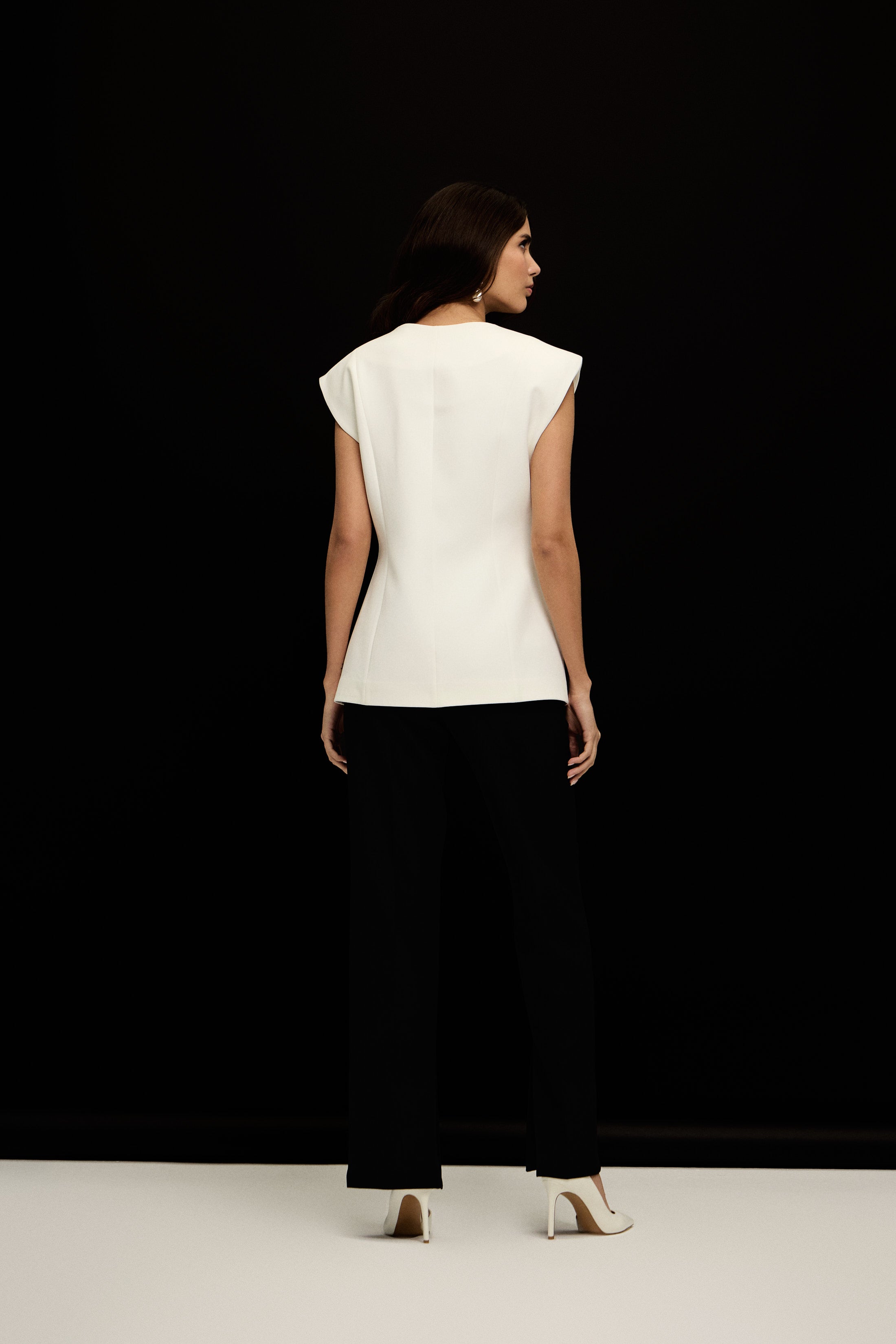 BLOK RENKLİ KRUVAZE YELEK