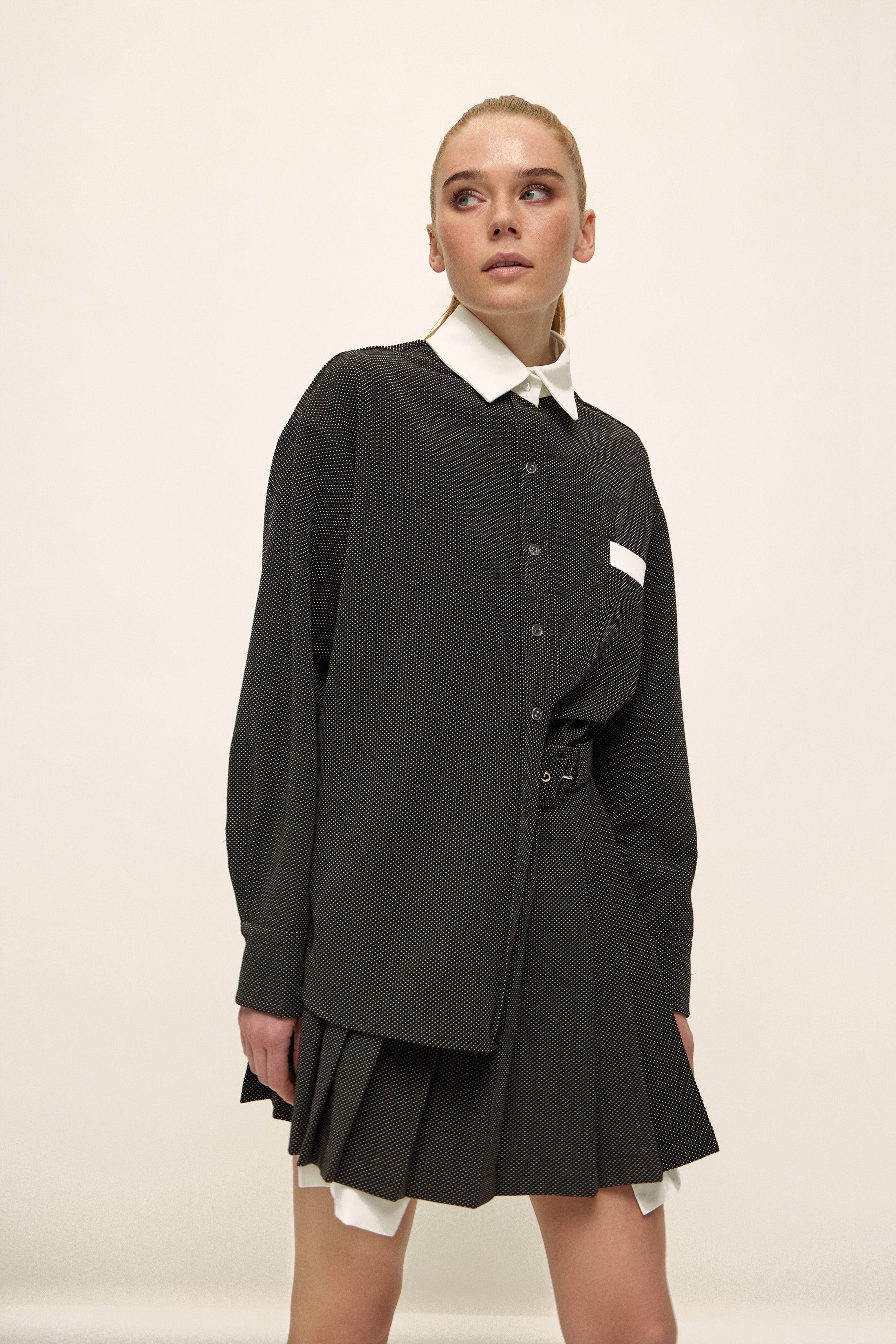 DUBLIN GÖMLEK | SİYAH-BEYAZ