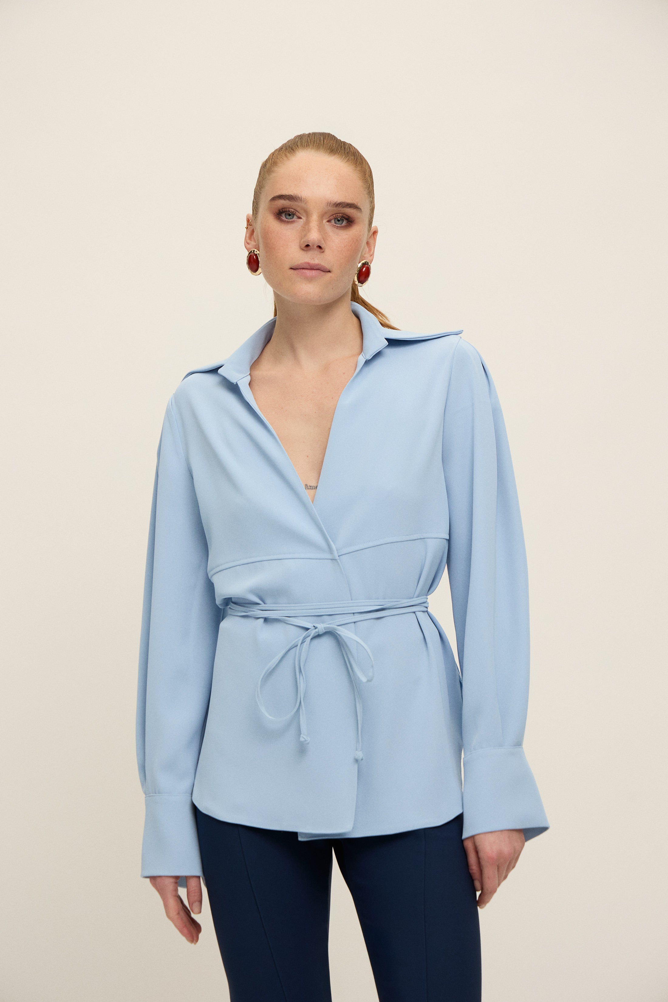 GENEVA MİNİMAL GÖMLEK | BEBE MAVİ