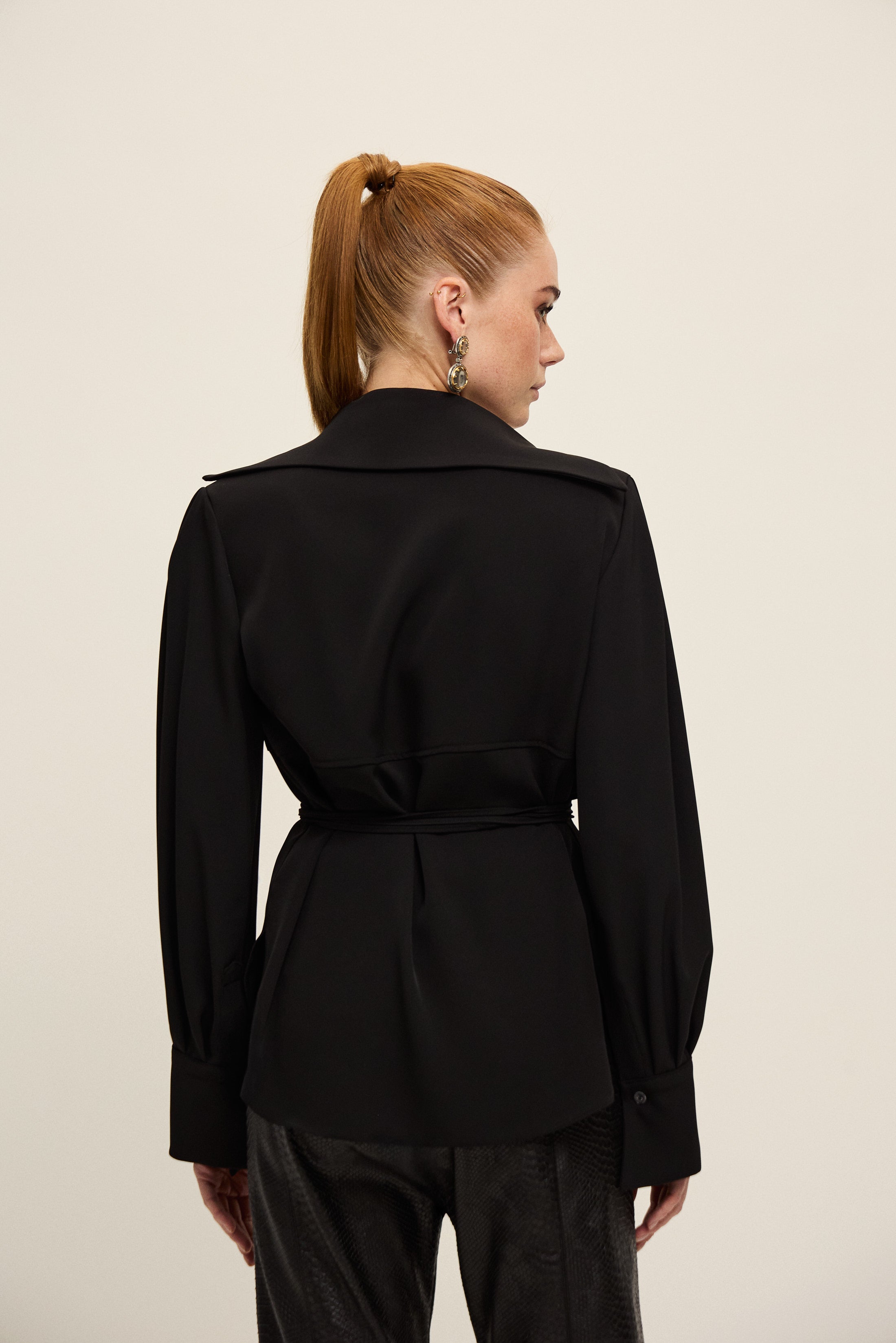 GENEVA MİNİMAL GÖMLEK | SİYAH