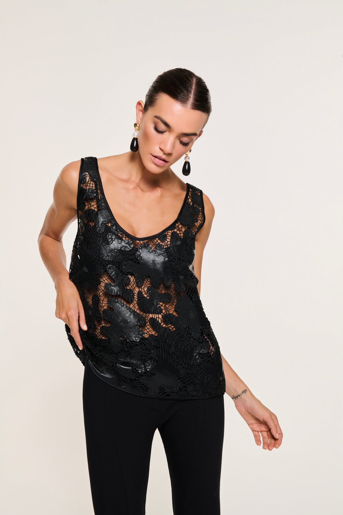 LIMITED EDITION ÖZEL KUMAŞ DERİ TOP