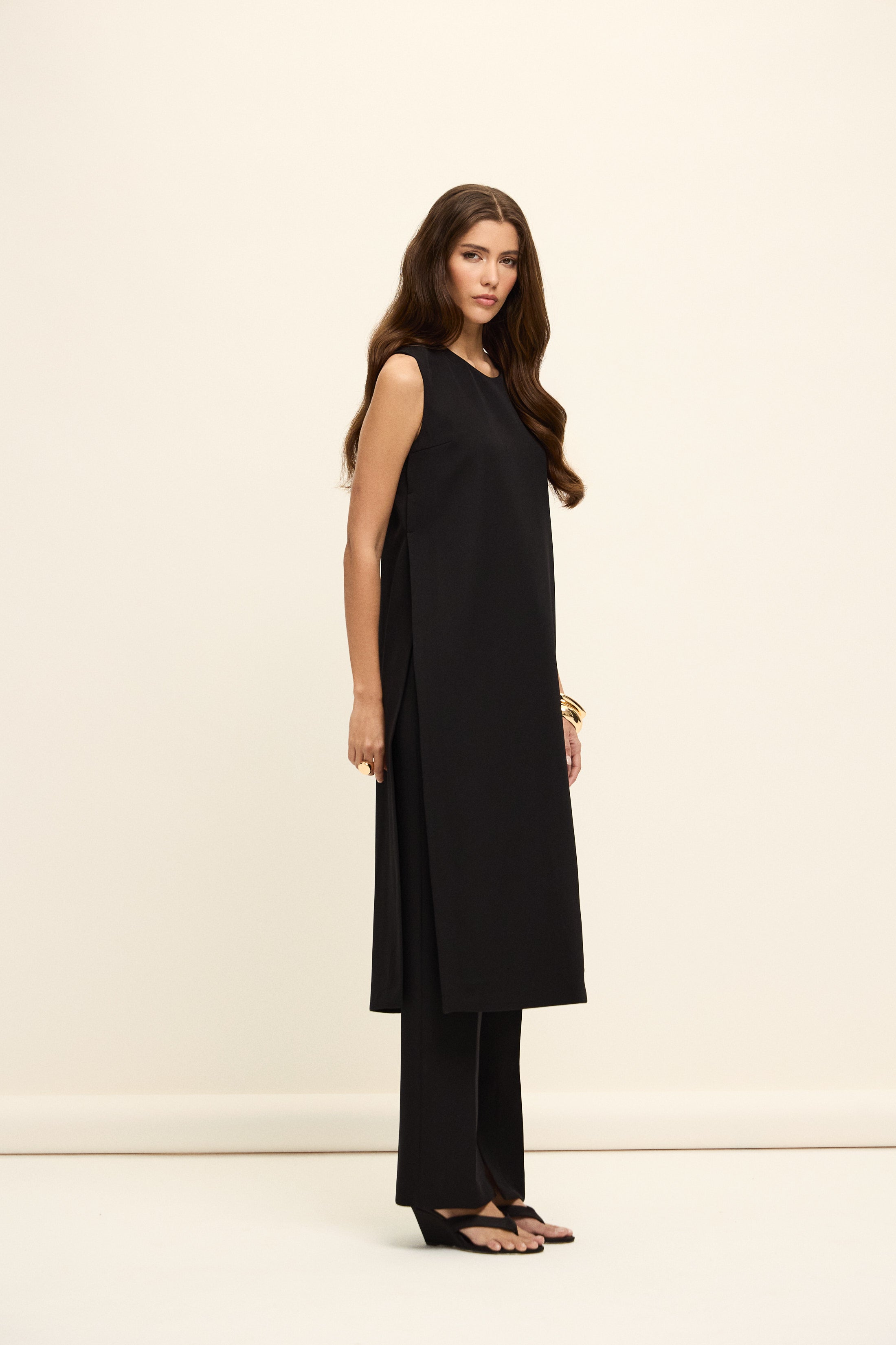 LUGANO TUNİK BLUZ | SİYAH