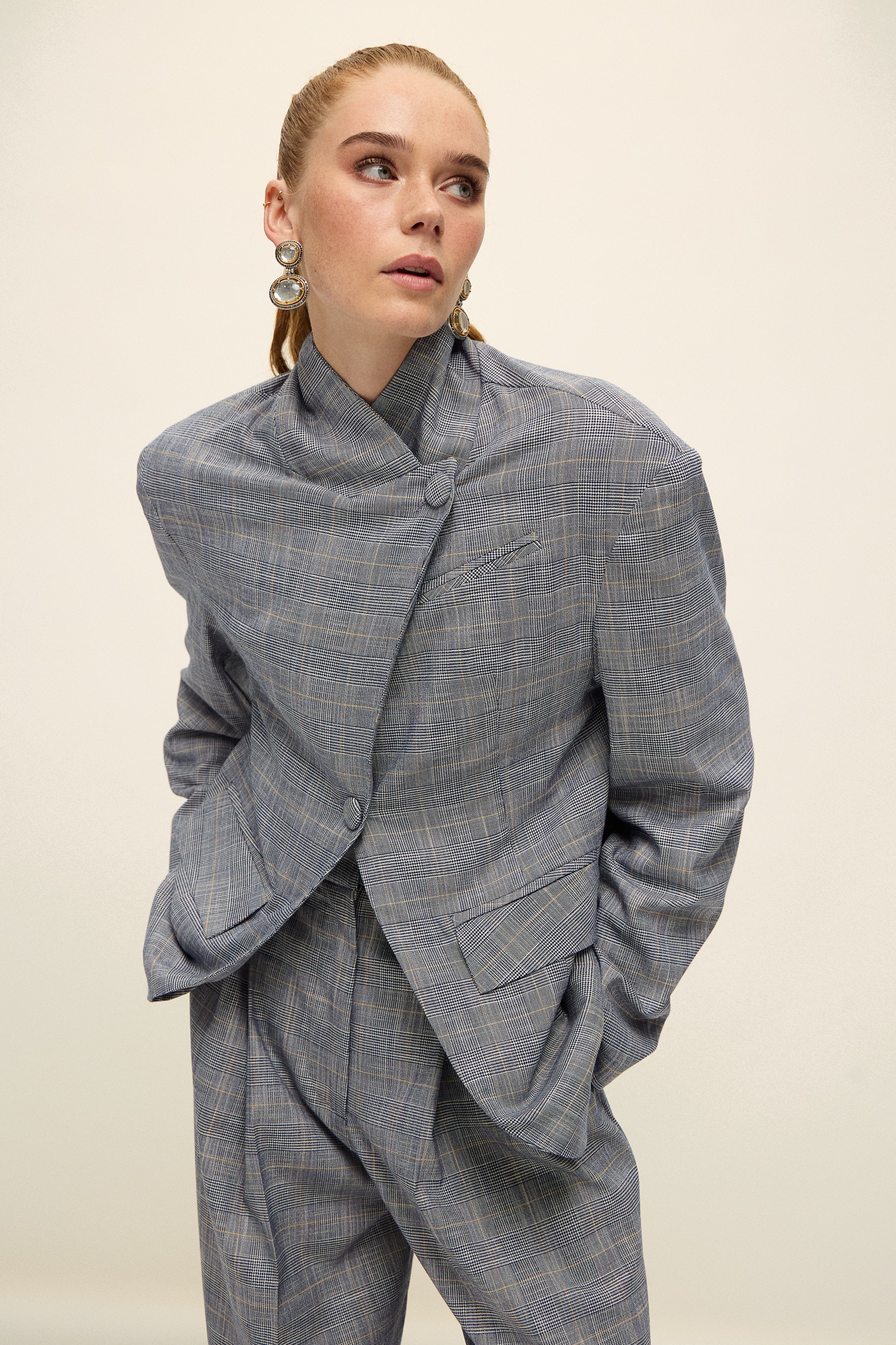 LONDON EKOSE BLAZER | MAVİ