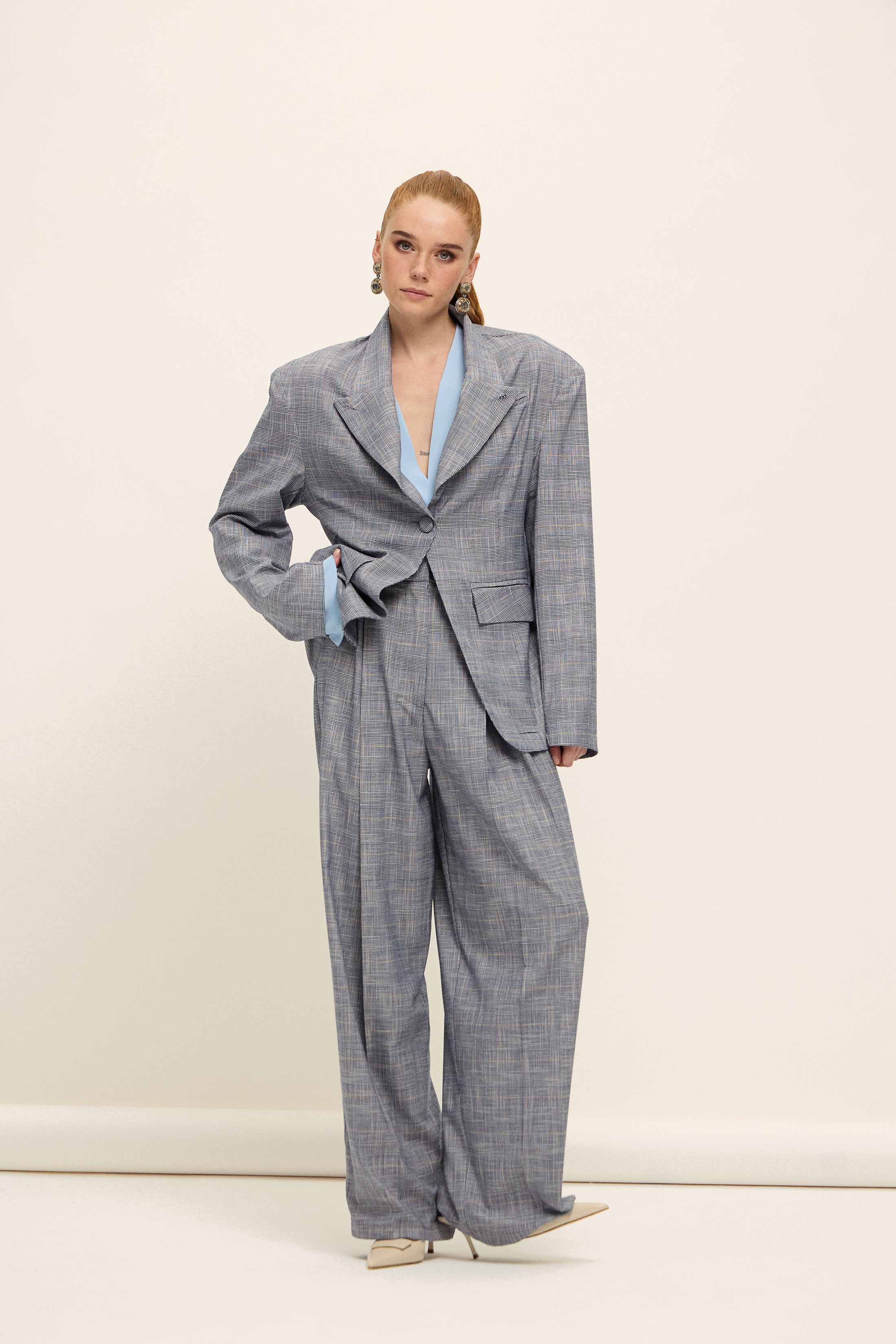 LONDON EKOSE BLAZER | MAVİ