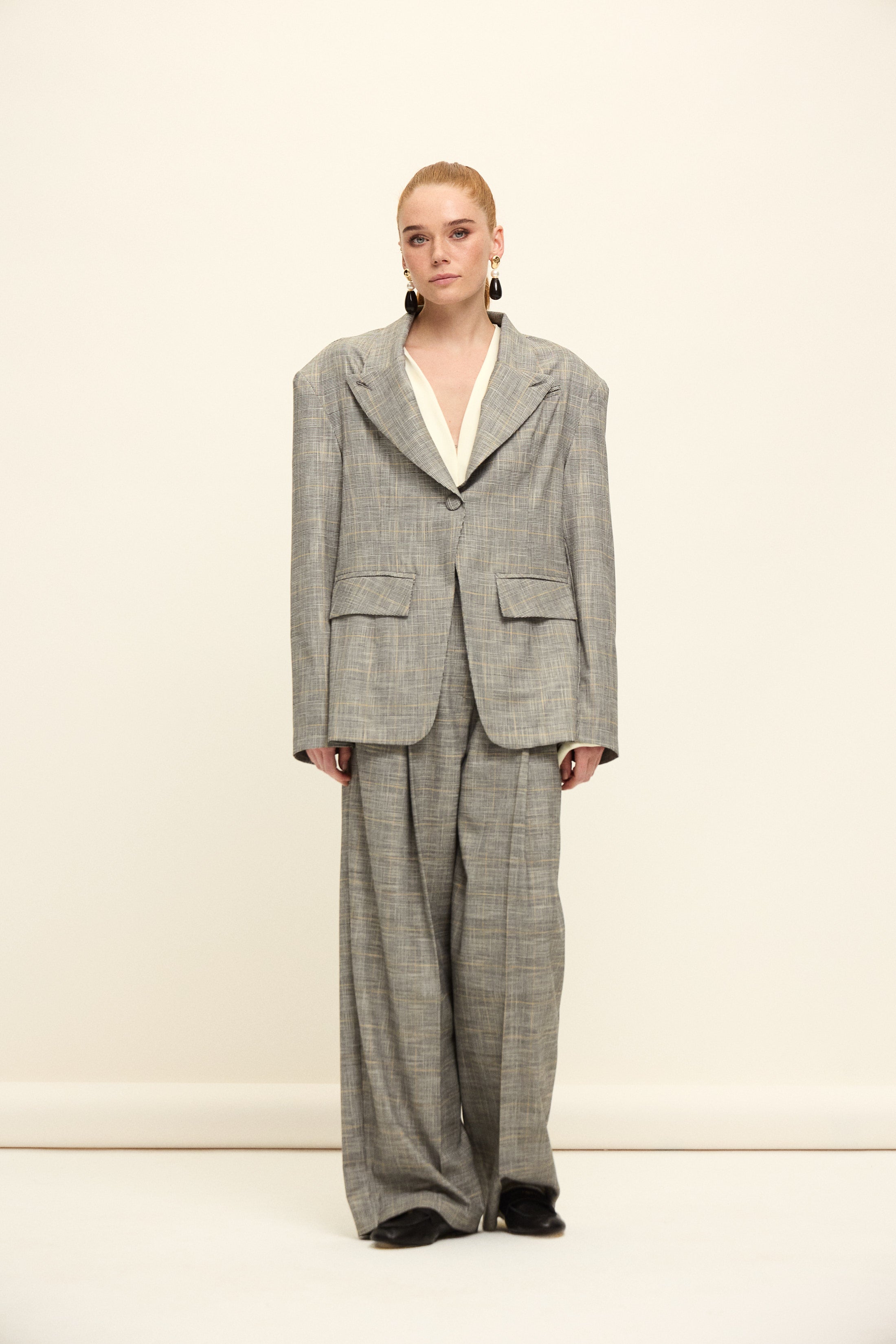 LONDON EKOSE BLAZER | SİYAH