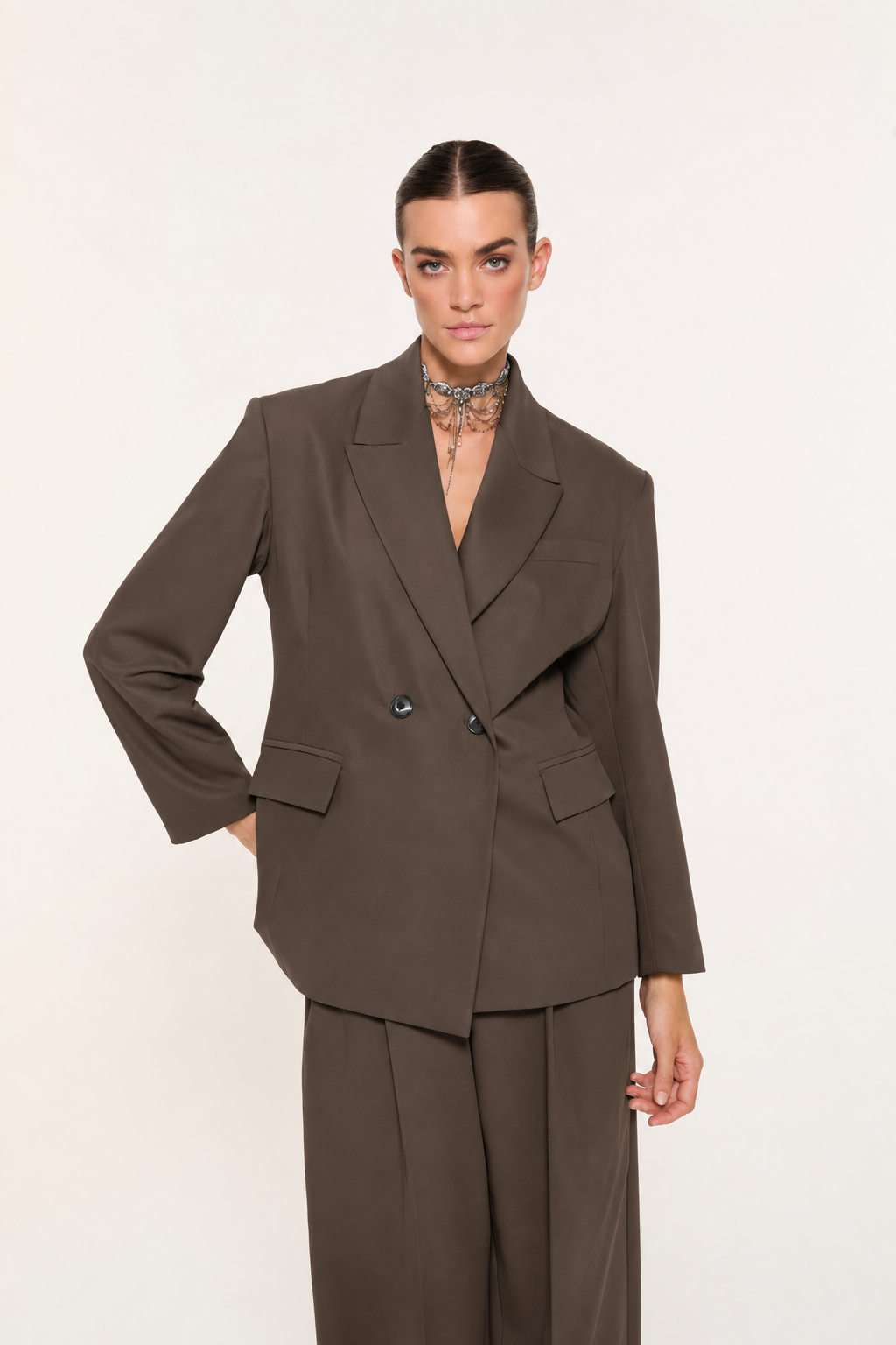 NOA KRUVAZE BLAZER | KOYU HAKİ