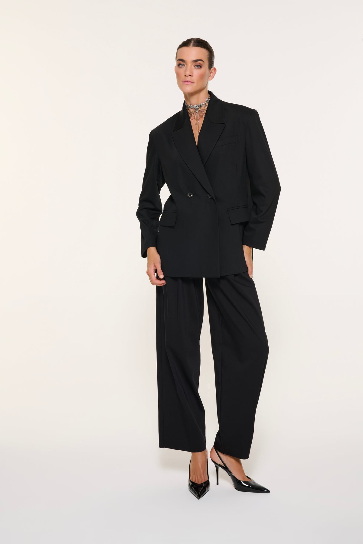 NOA KRUVAZE BLAZER | SİYAH