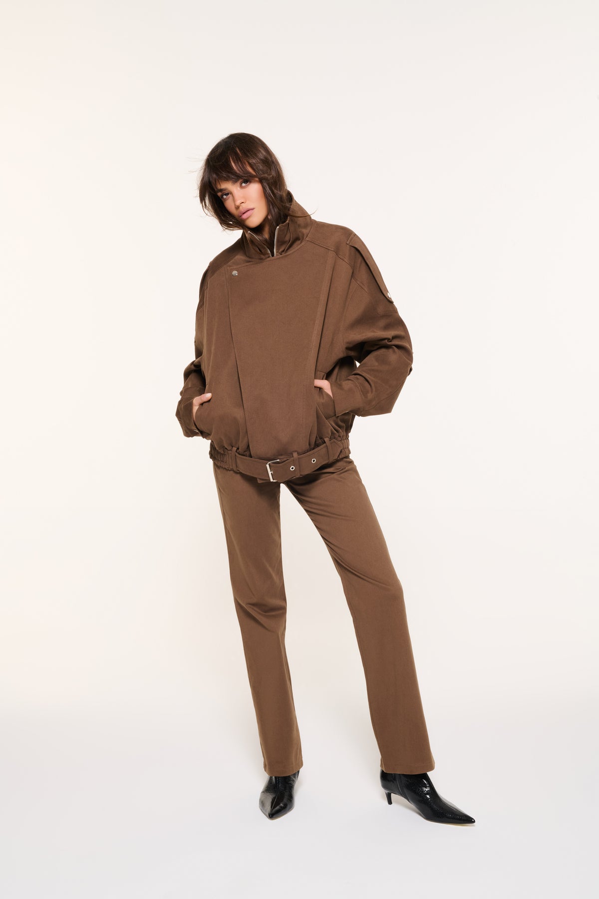 OFF DUTY OVERSIZE MONT | TÜTÜN RENGİ