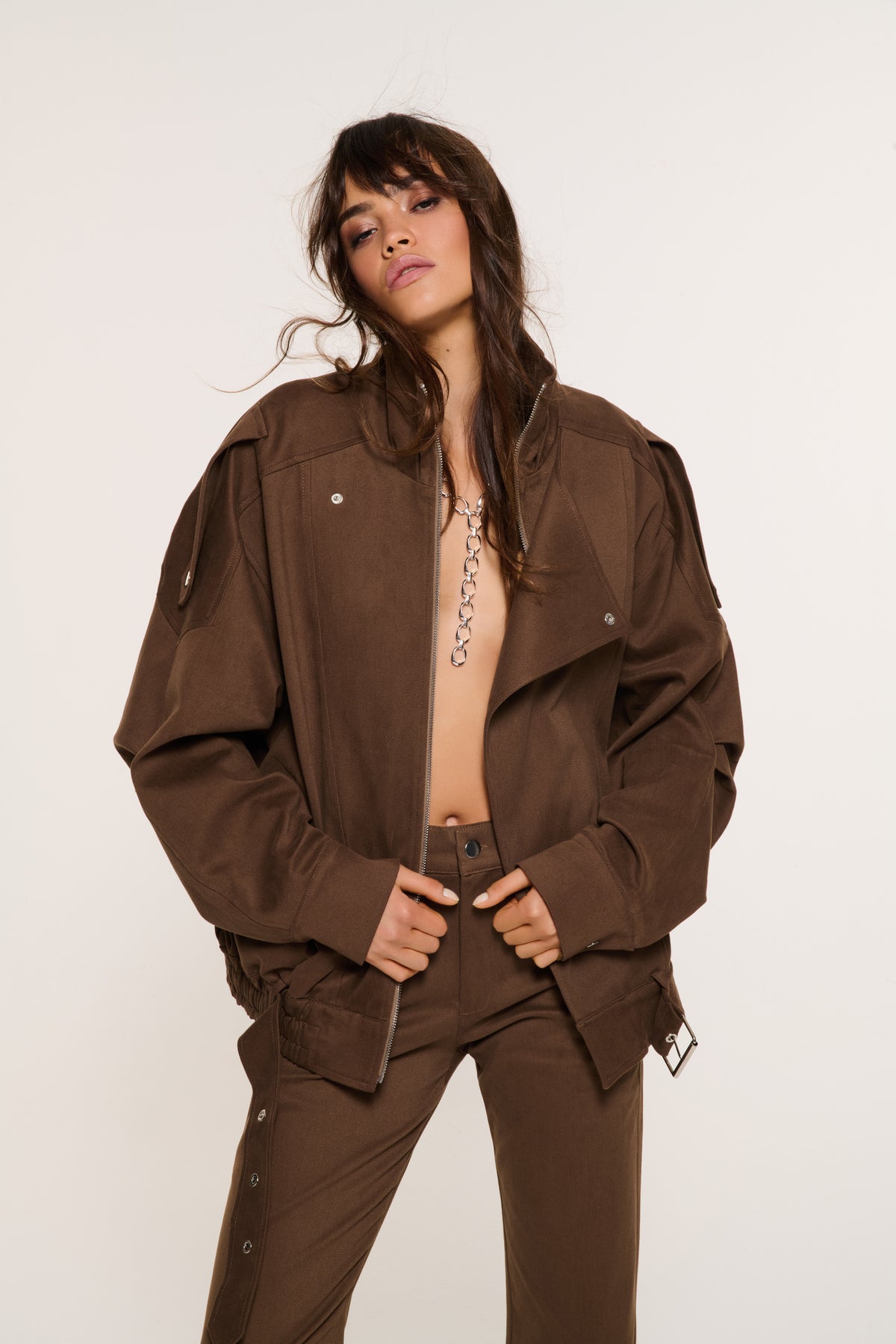 OFF DUTY OVERSIZE MONT | TÜTÜN RENGİ