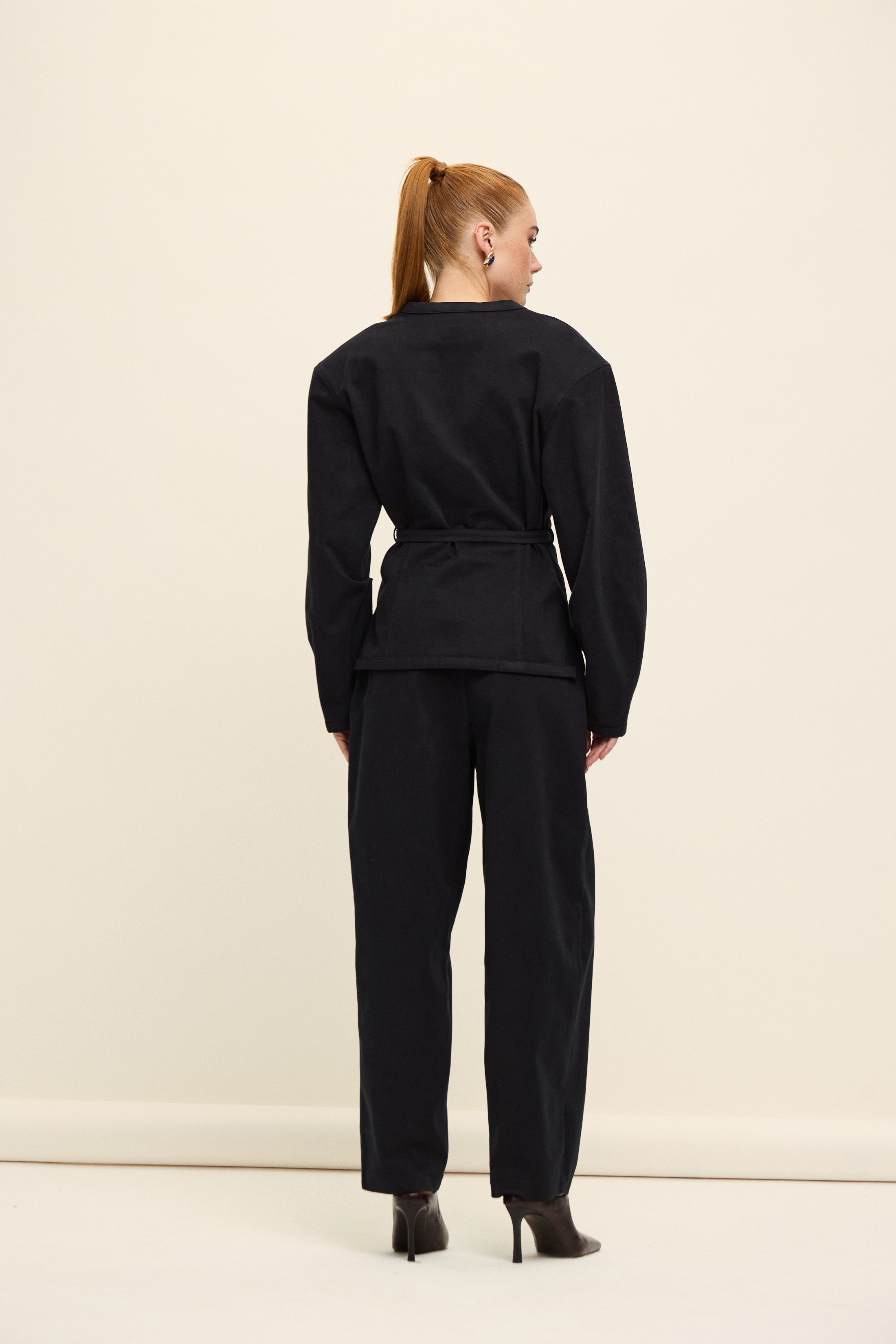 SEOUL SPOR KESİM GABARDİN CEKET | KOYU LACİ