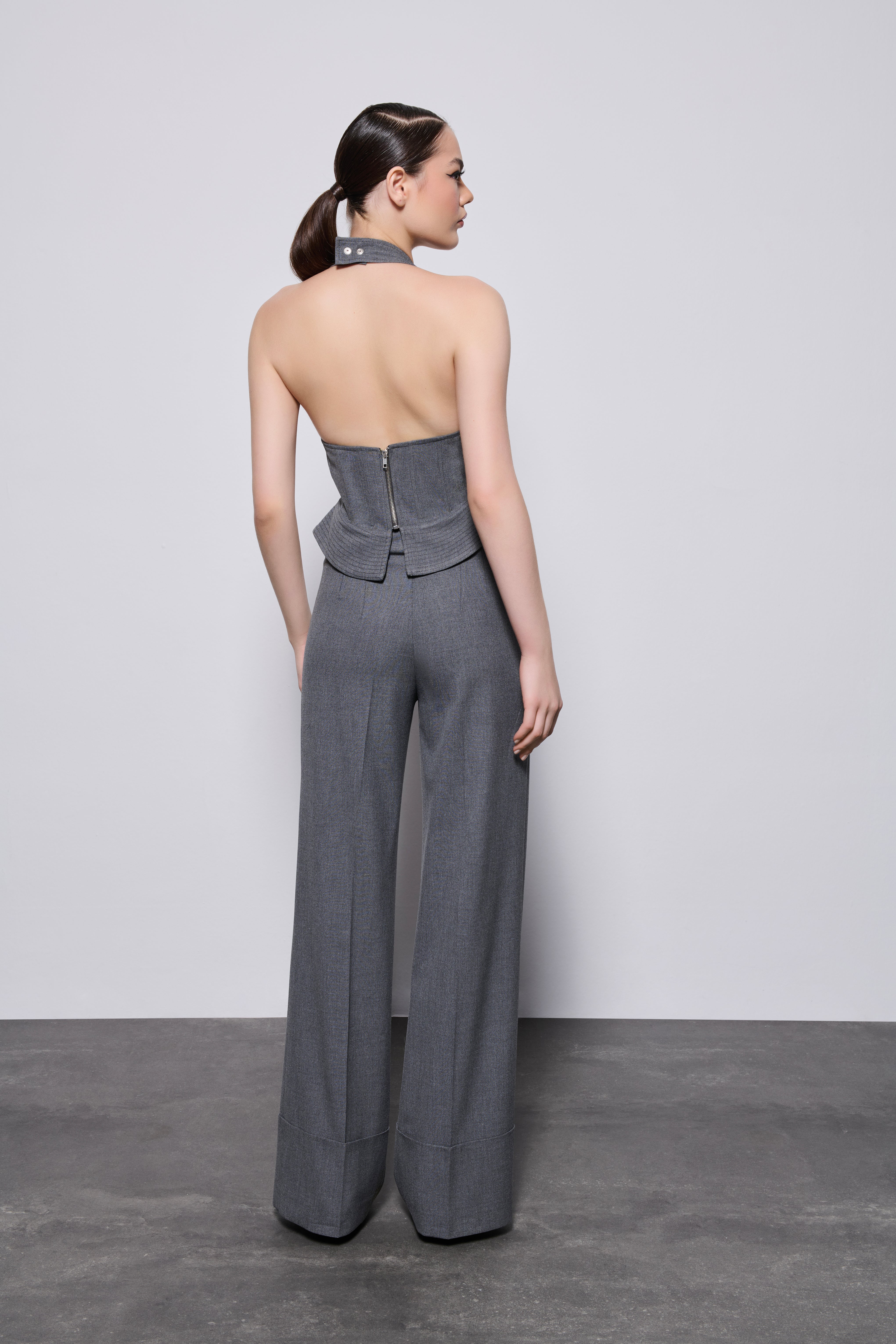 CLARA BORU & DUBLE PAÇA PANTOLON | GRİ