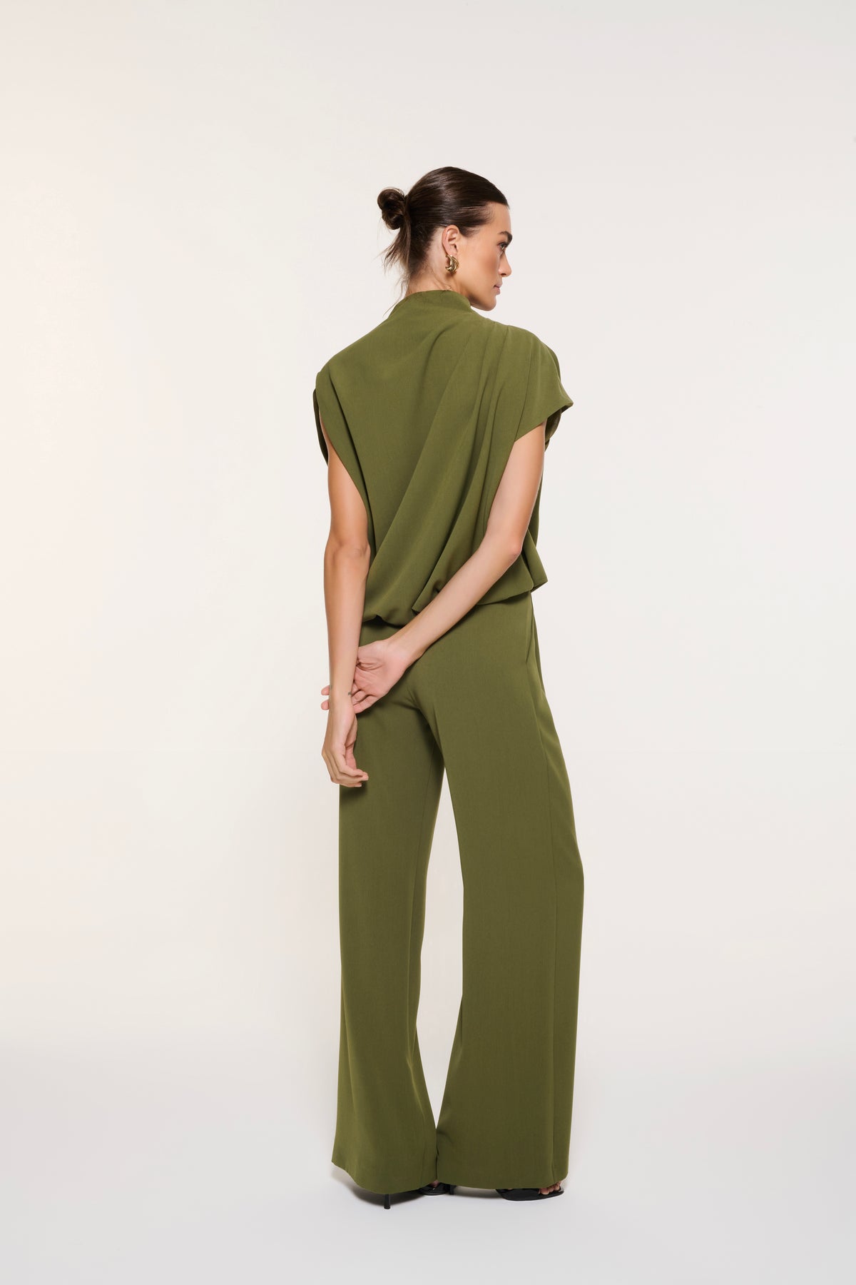 SIENA WIDE-LEG PANTOLON | HAKİ