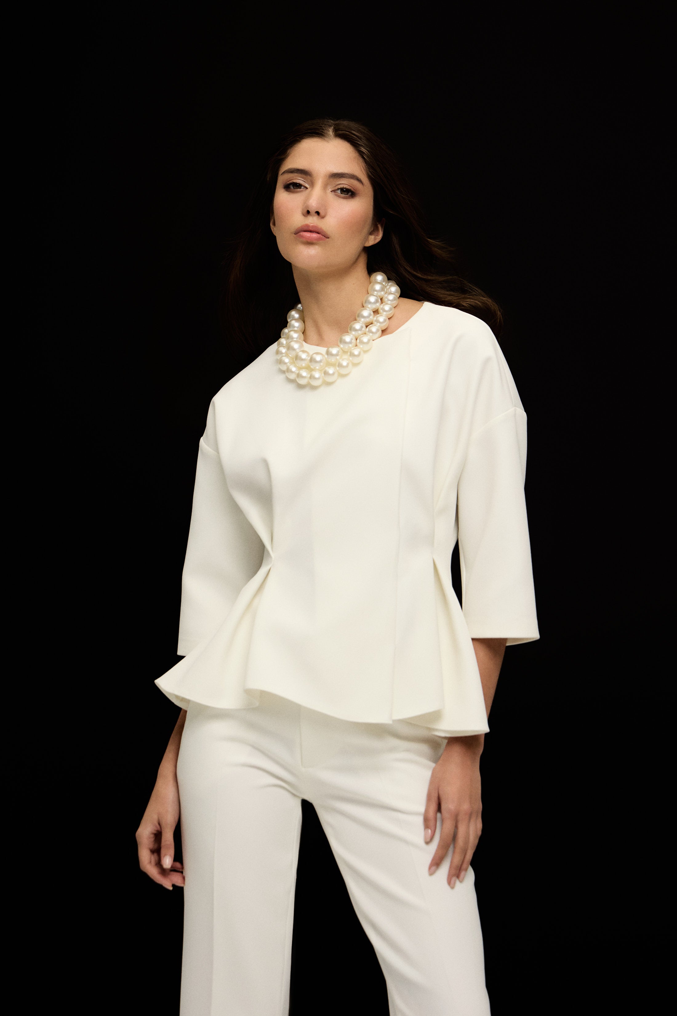 TORONTO PEPLUM BLUZ | BEYAZ