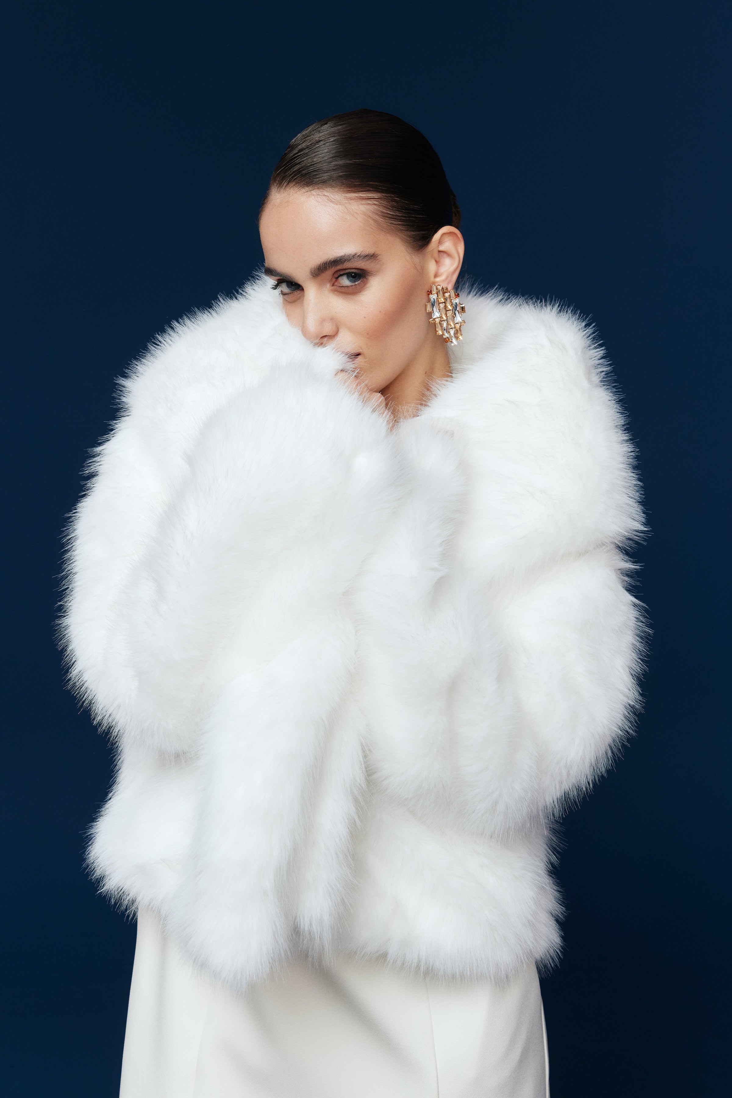 MIDNIGHT KÜRK MONT | BEYAZ