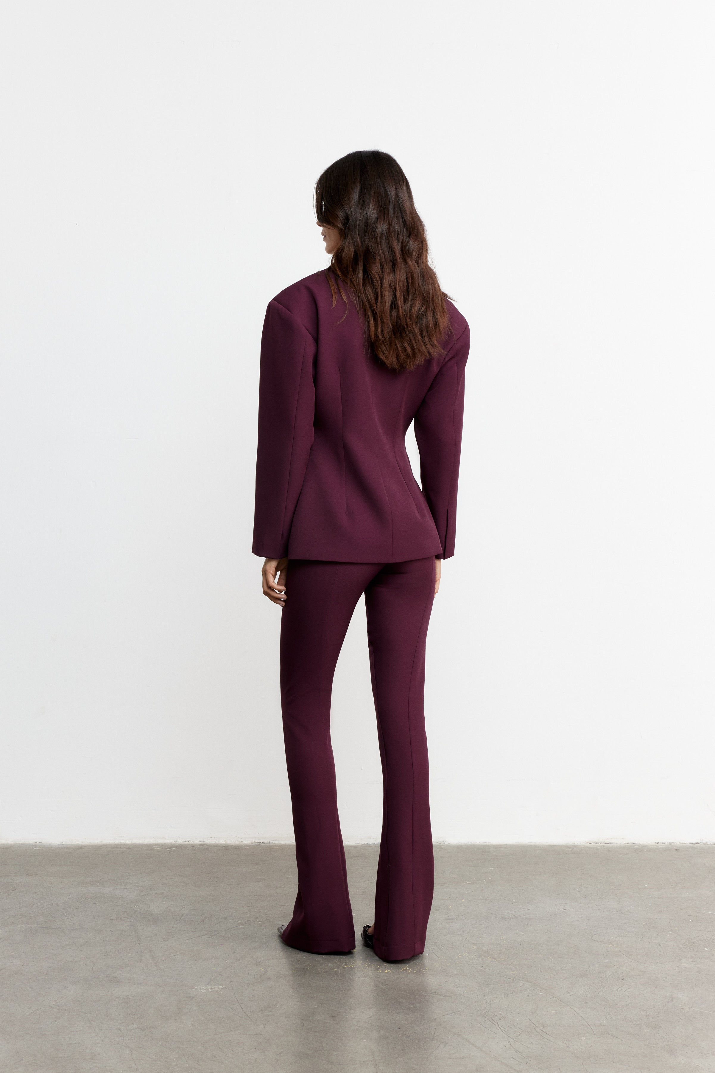 MERLOT SLIM FIT PANTOLON | VİŞNE