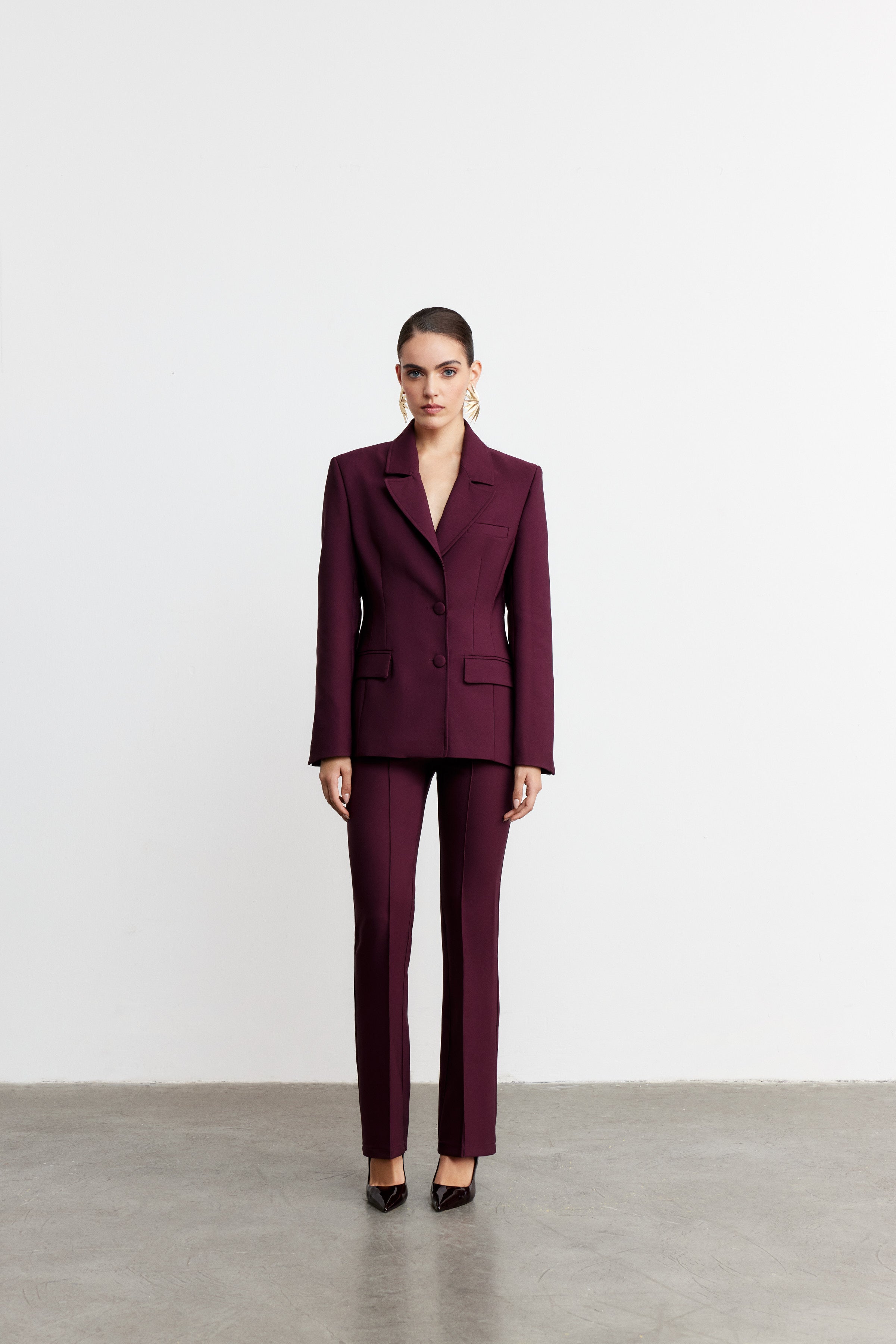 NAOMI PERFECT FIT BLAZER | VİŞNE