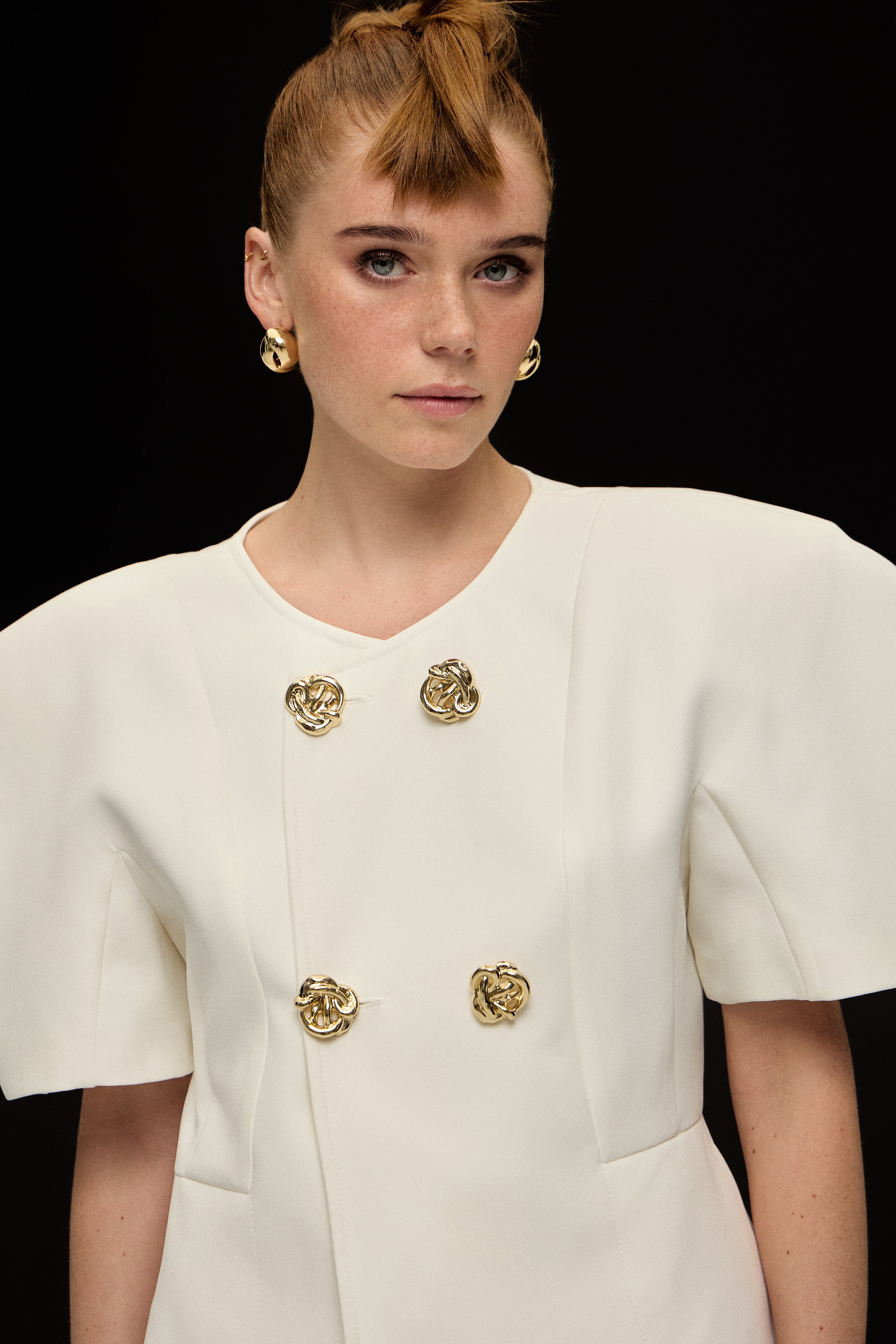 CANNES BALON KOLLU CEKET | BEYAZ