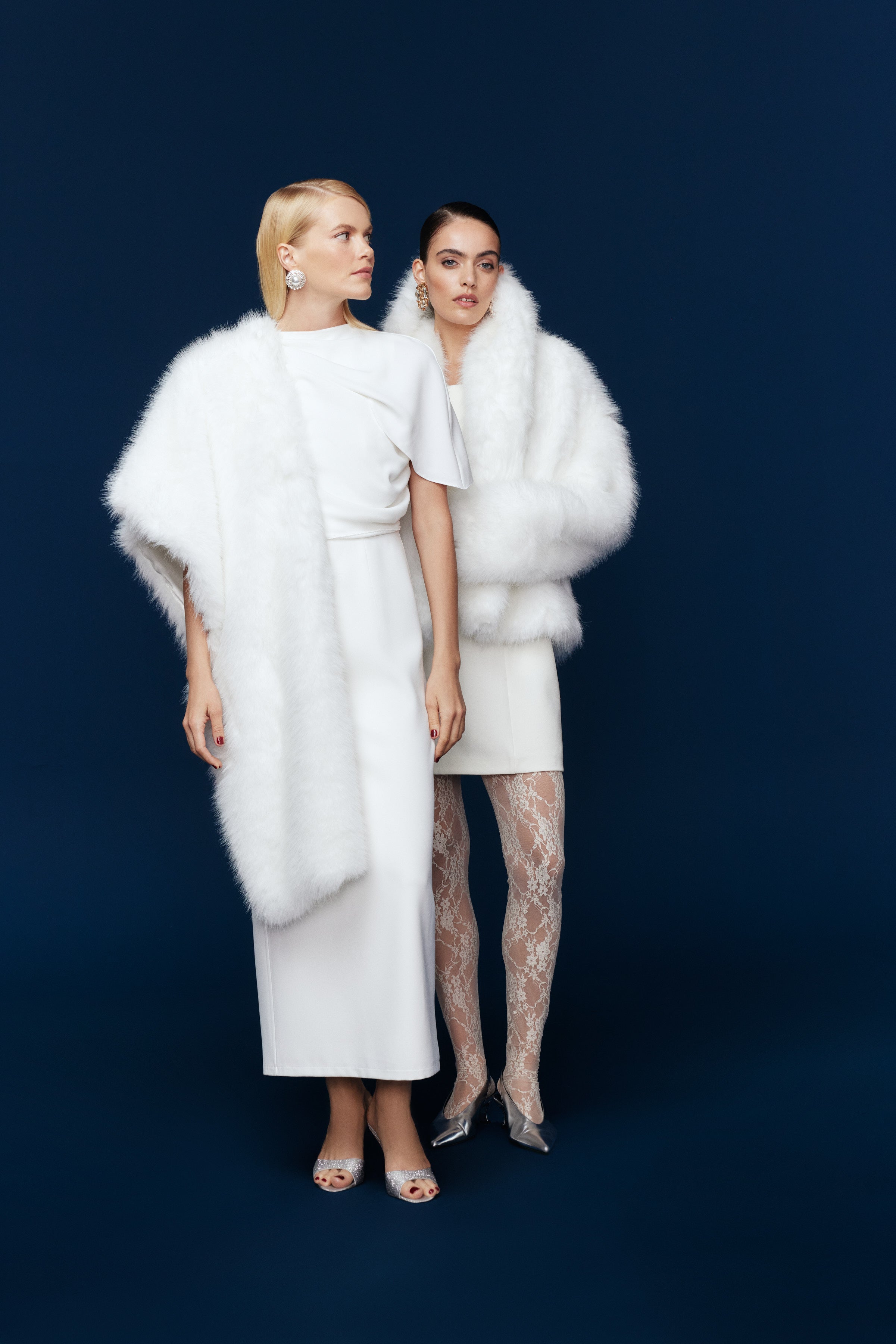 CHARLOTTE KAPAK DETAYLI ELBİSE | BEYAZ