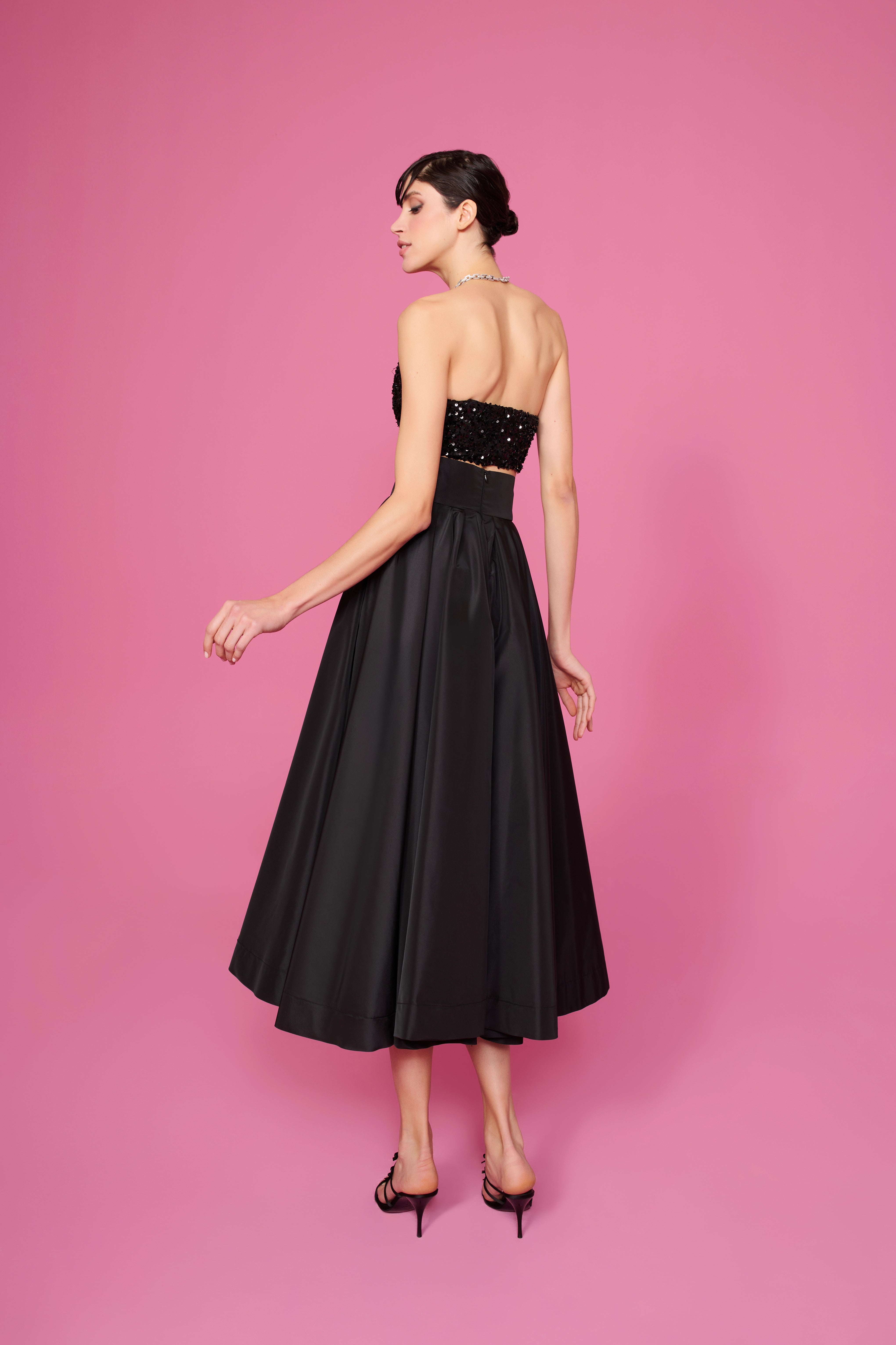 happy to wear Gömlekler ve Üstlükler CECILLIA KALP YAKA BÜSTİYER | SİYAH