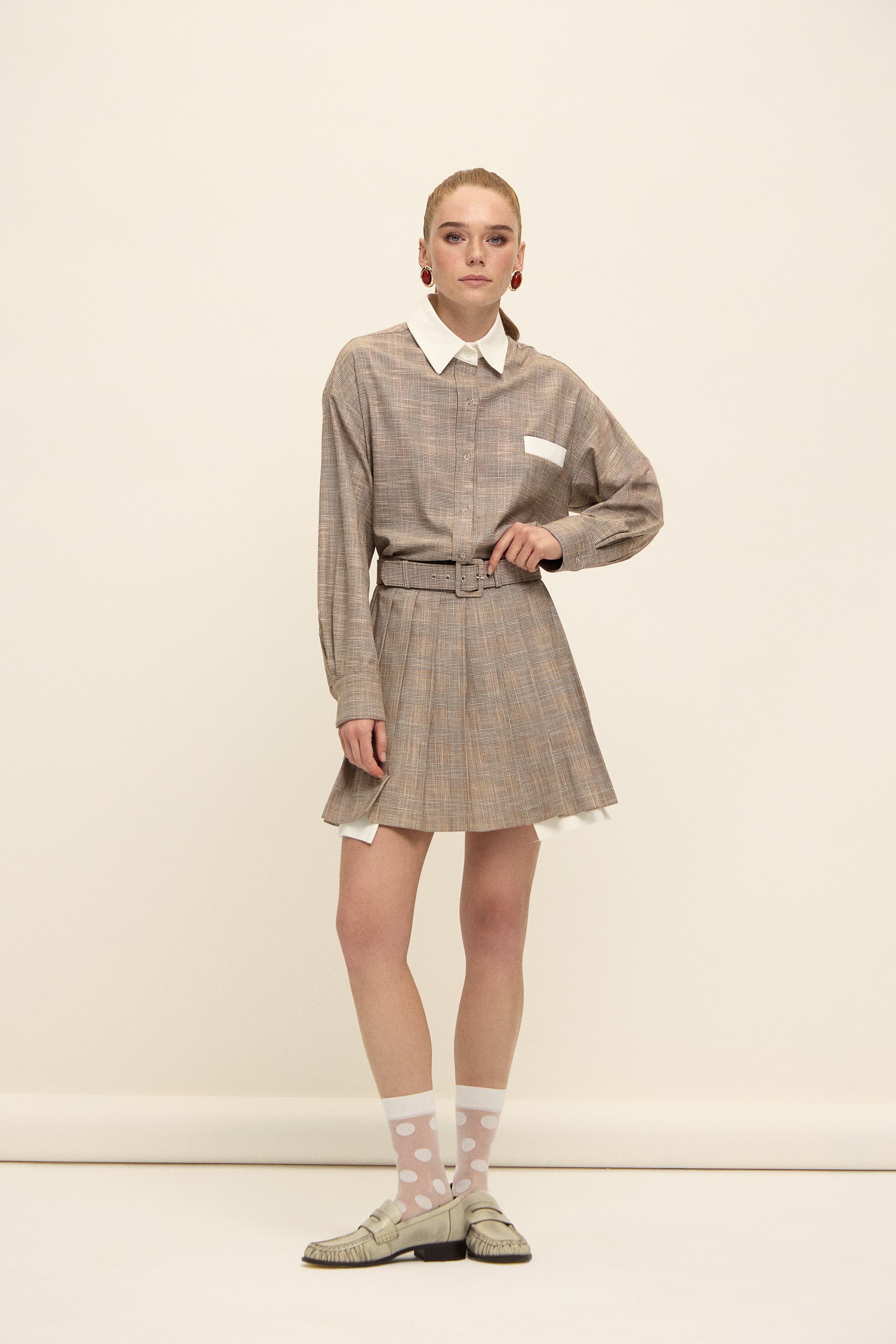 DUBLIN GÖMLEK | BEJ EKOSE