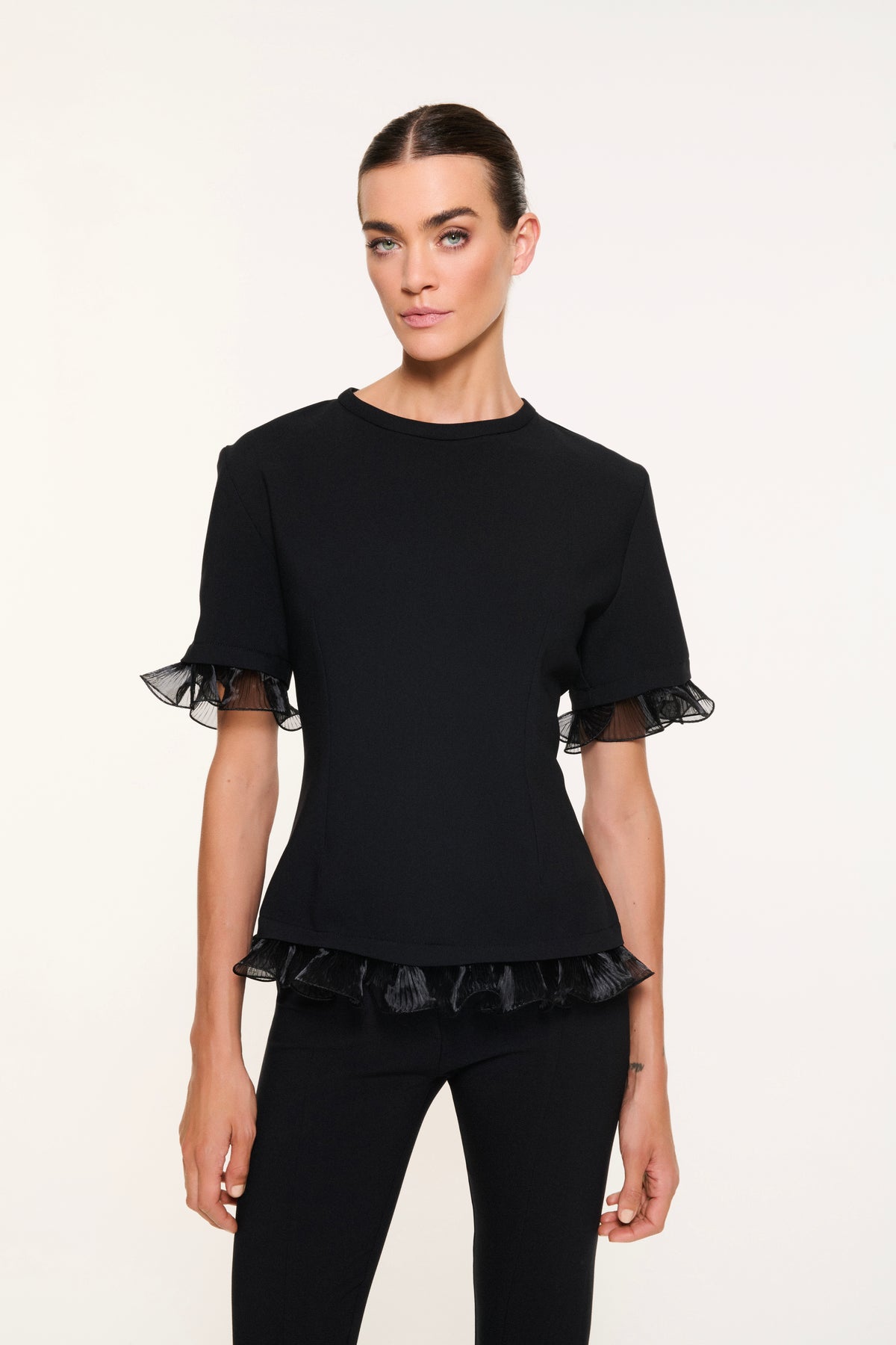 FIRFIR DETAYLI BASIC BLUZ
