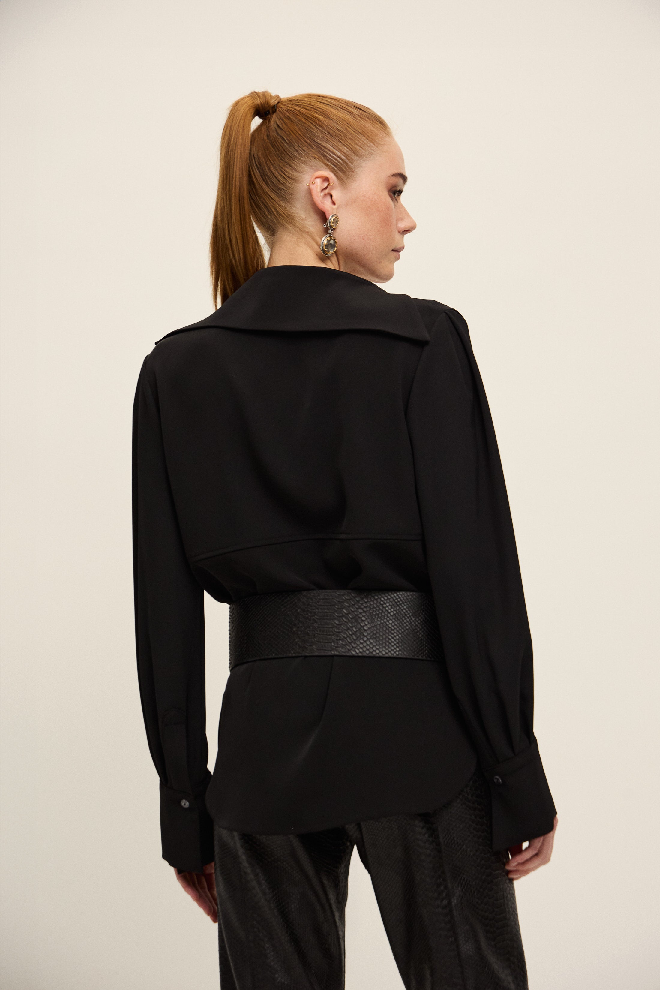 GENEVA MİNİMAL GÖMLEK | SİYAH