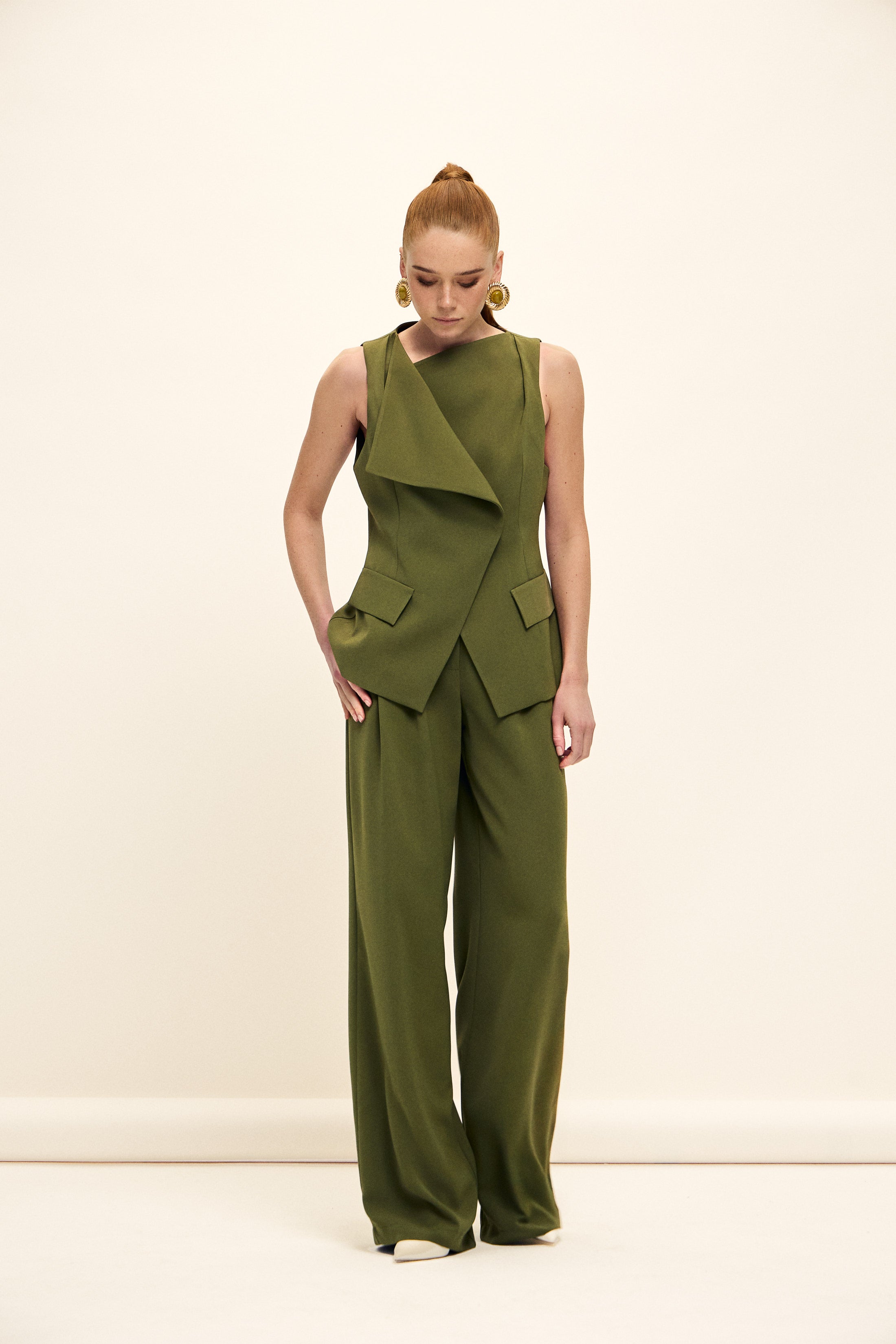 SIENA KRUVAZE YELEK | HAKİ