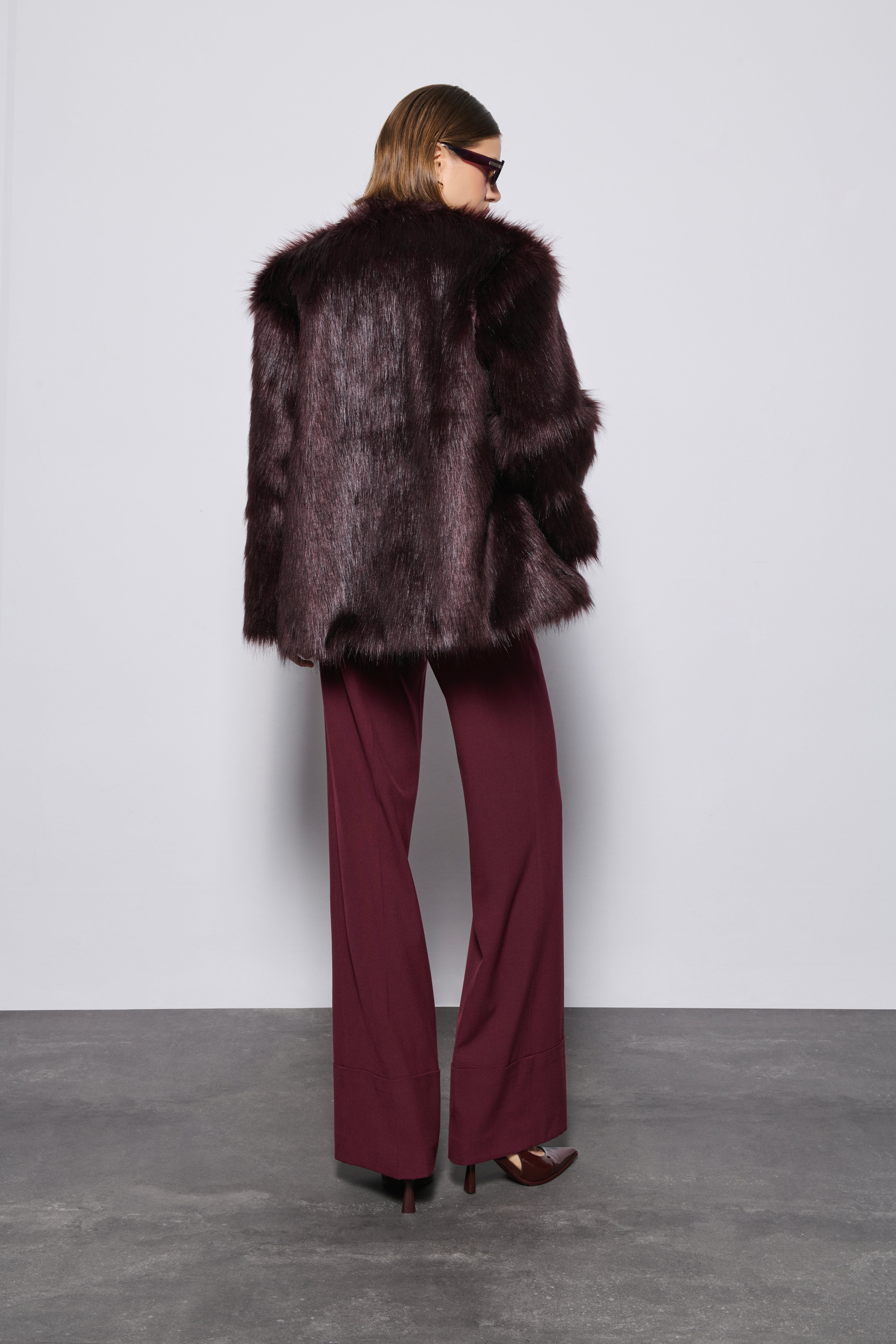 CLARA SPOR KESİM VİŞNE KÜRK