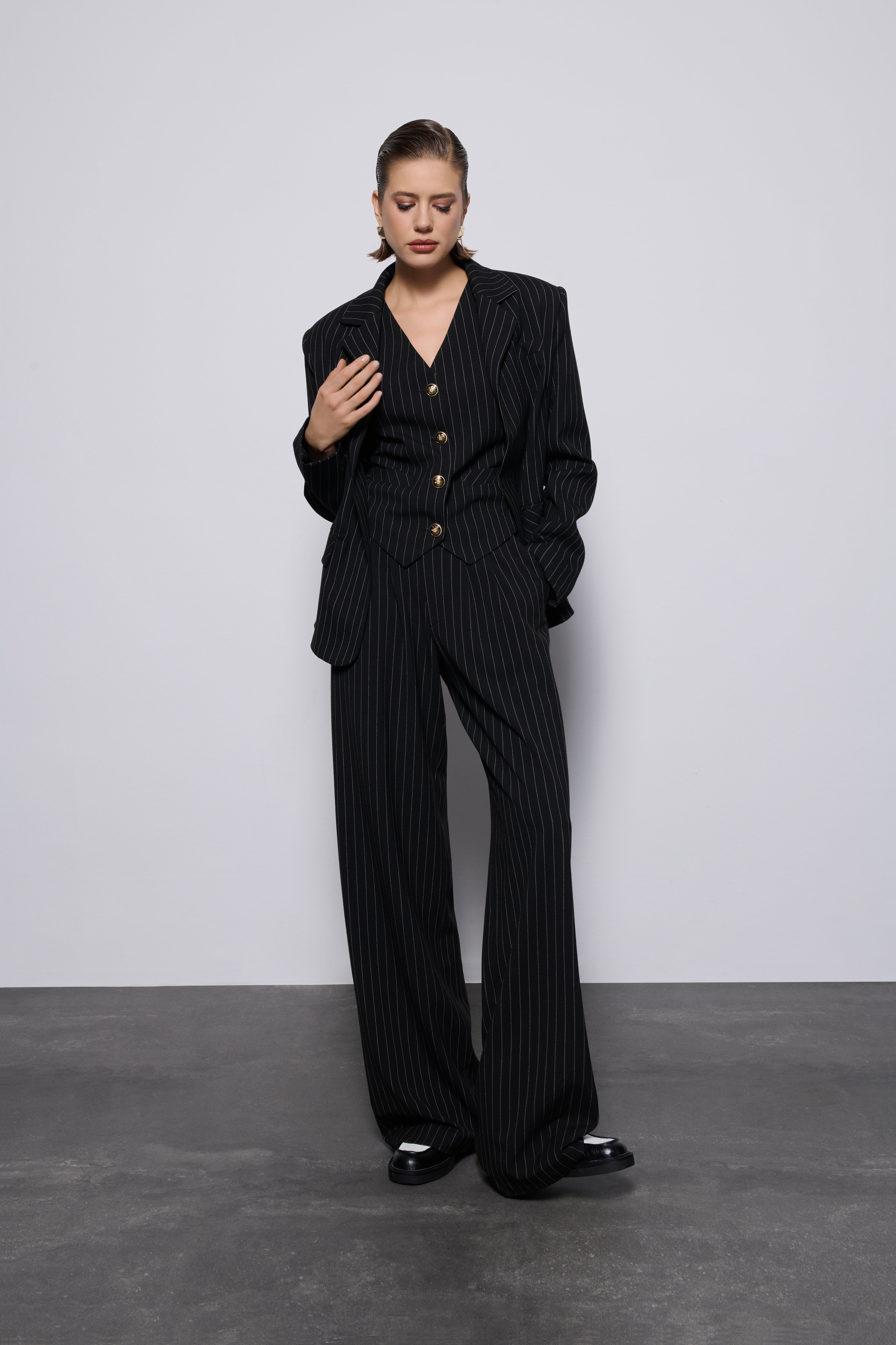LAURA SPOR KESİM BLAZER | SİYAH