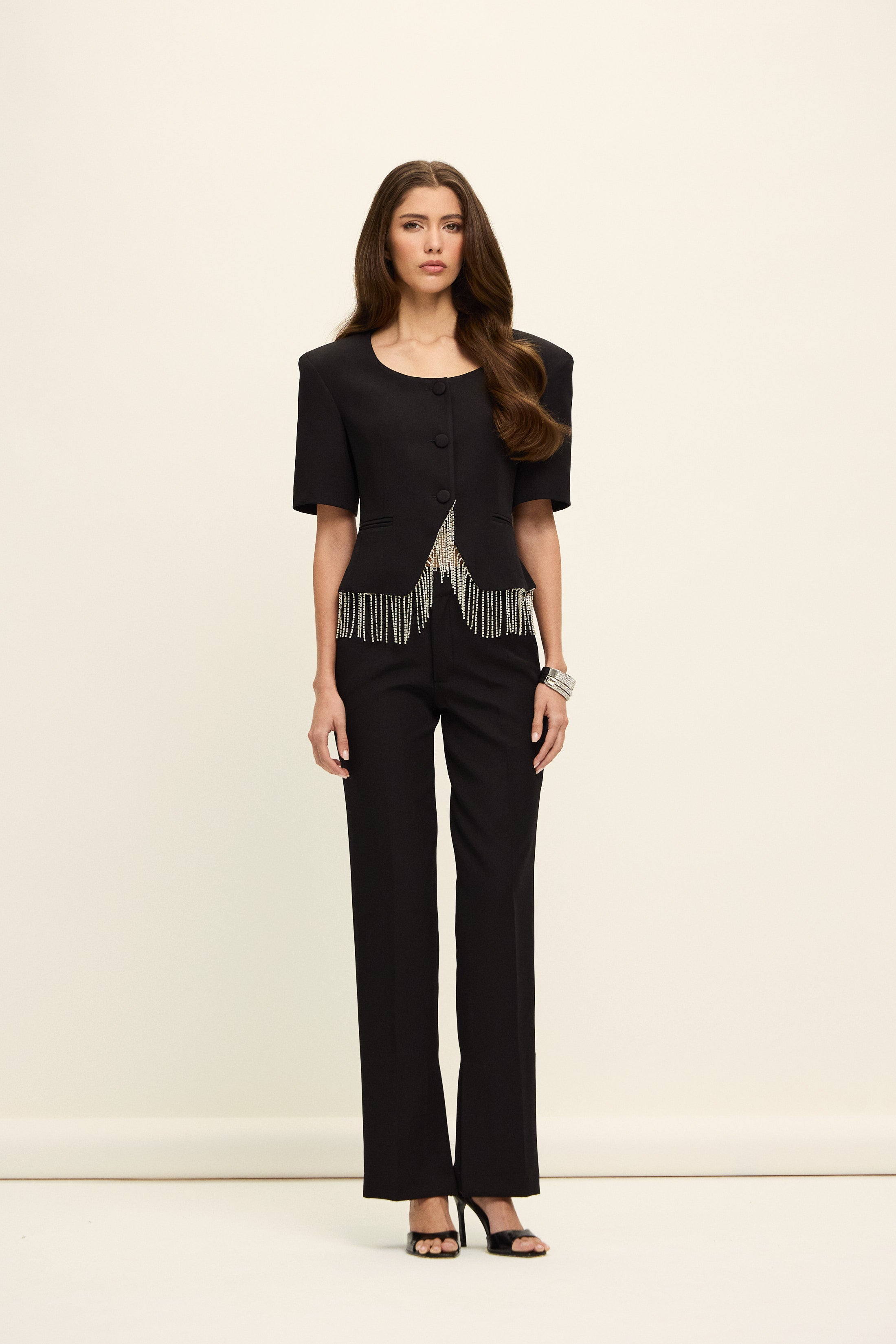 MONACO TAŞLI KISA CEKET