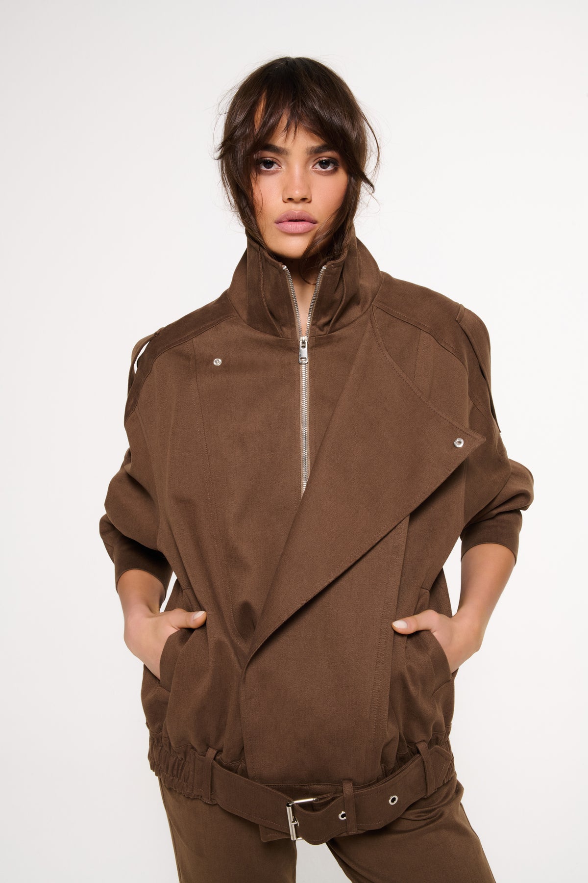 OFF DUTY OVERSIZE MONT | TÜTÜN RENGİ