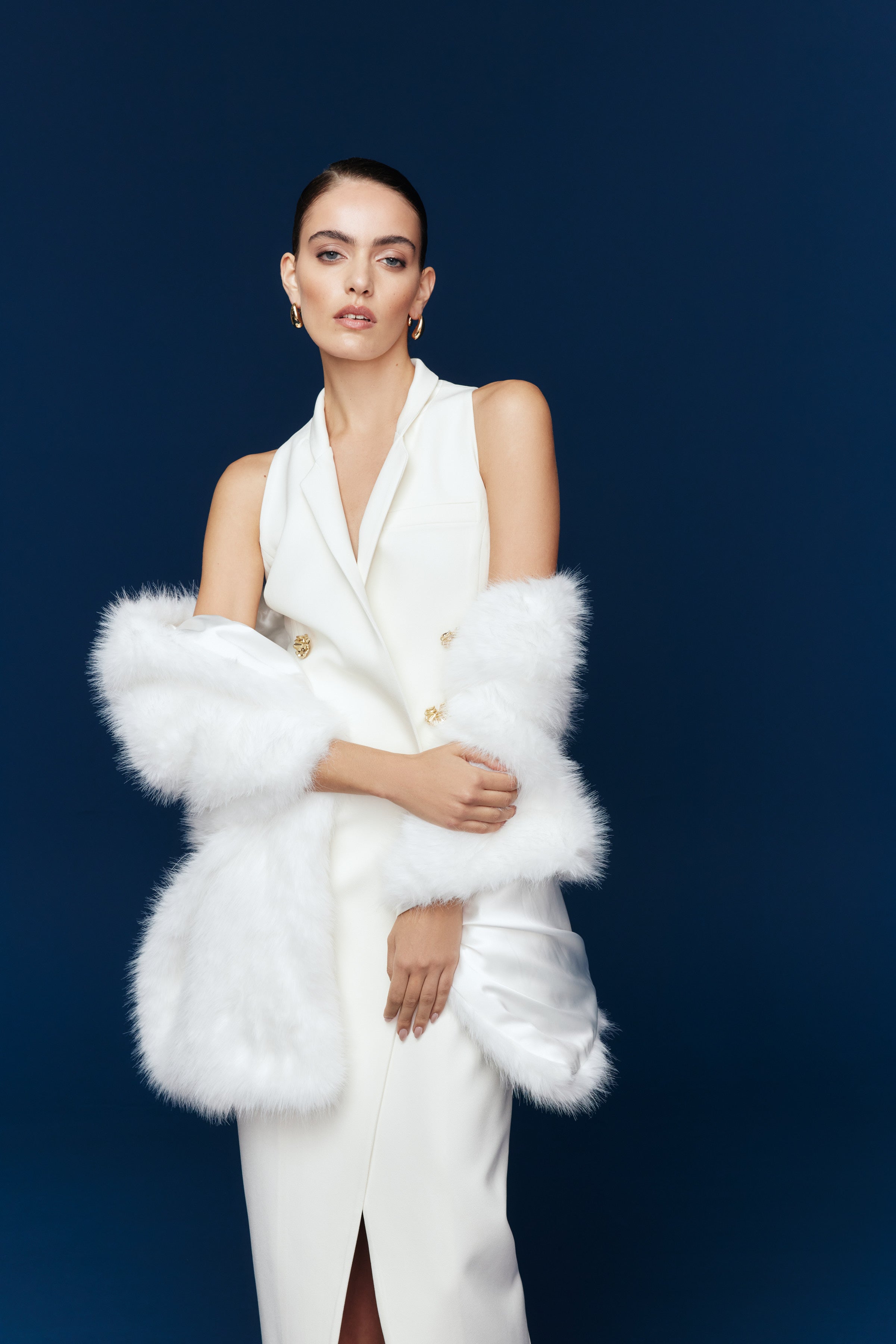 Standart CLOUD VEGAN KÜRK ETOL | BEYAZ